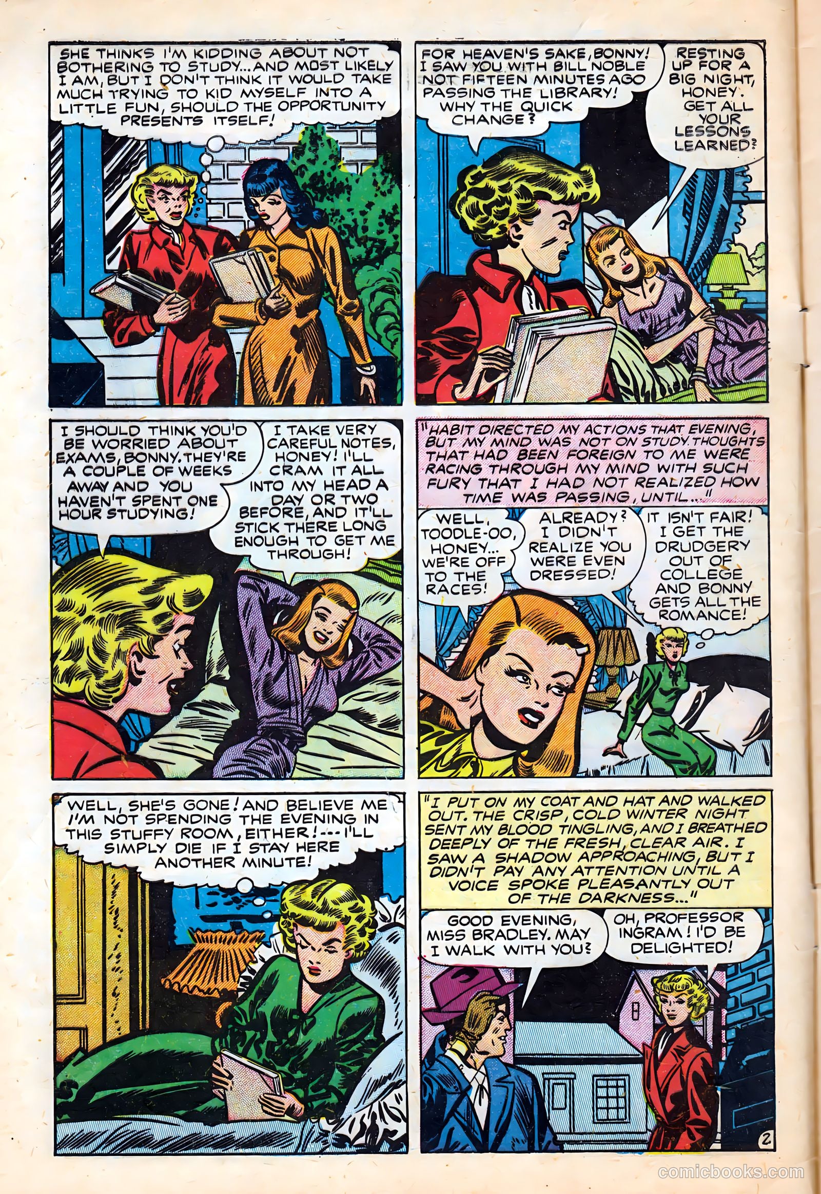 Campus Romance #1 (1949) — page 4 of 36