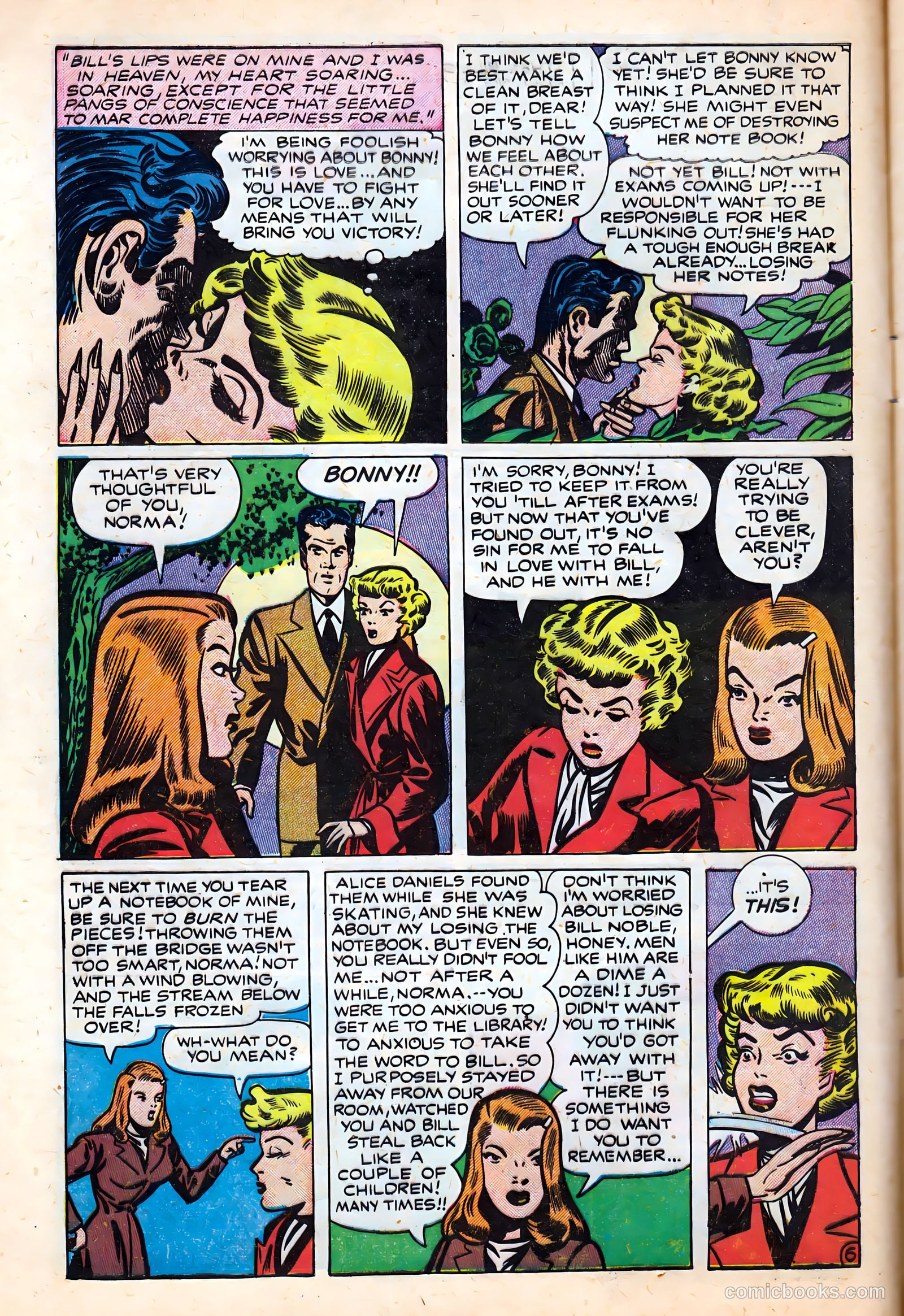 Campus Romance #1 (1949) — page 8 of 36