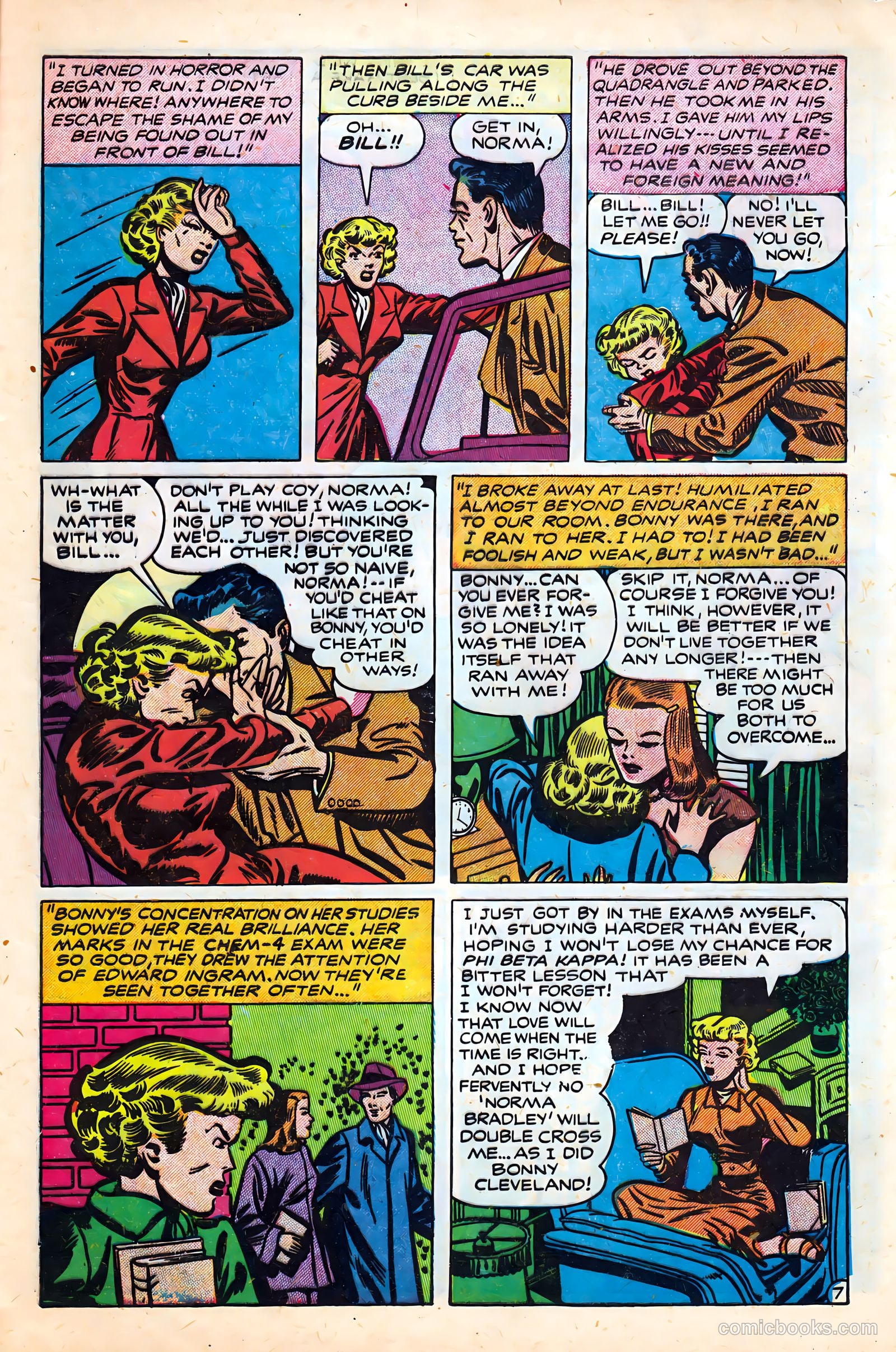 Campus Romance #1 (1949) — page 9 of 36