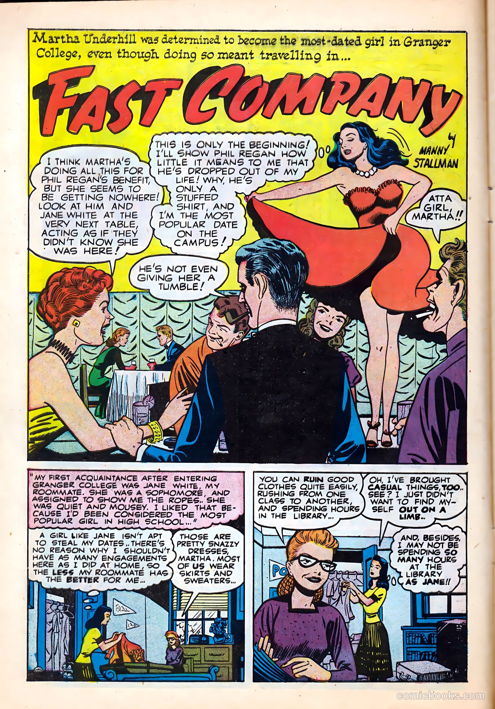 Campus Romance #1 (1949) — page 10 of 36