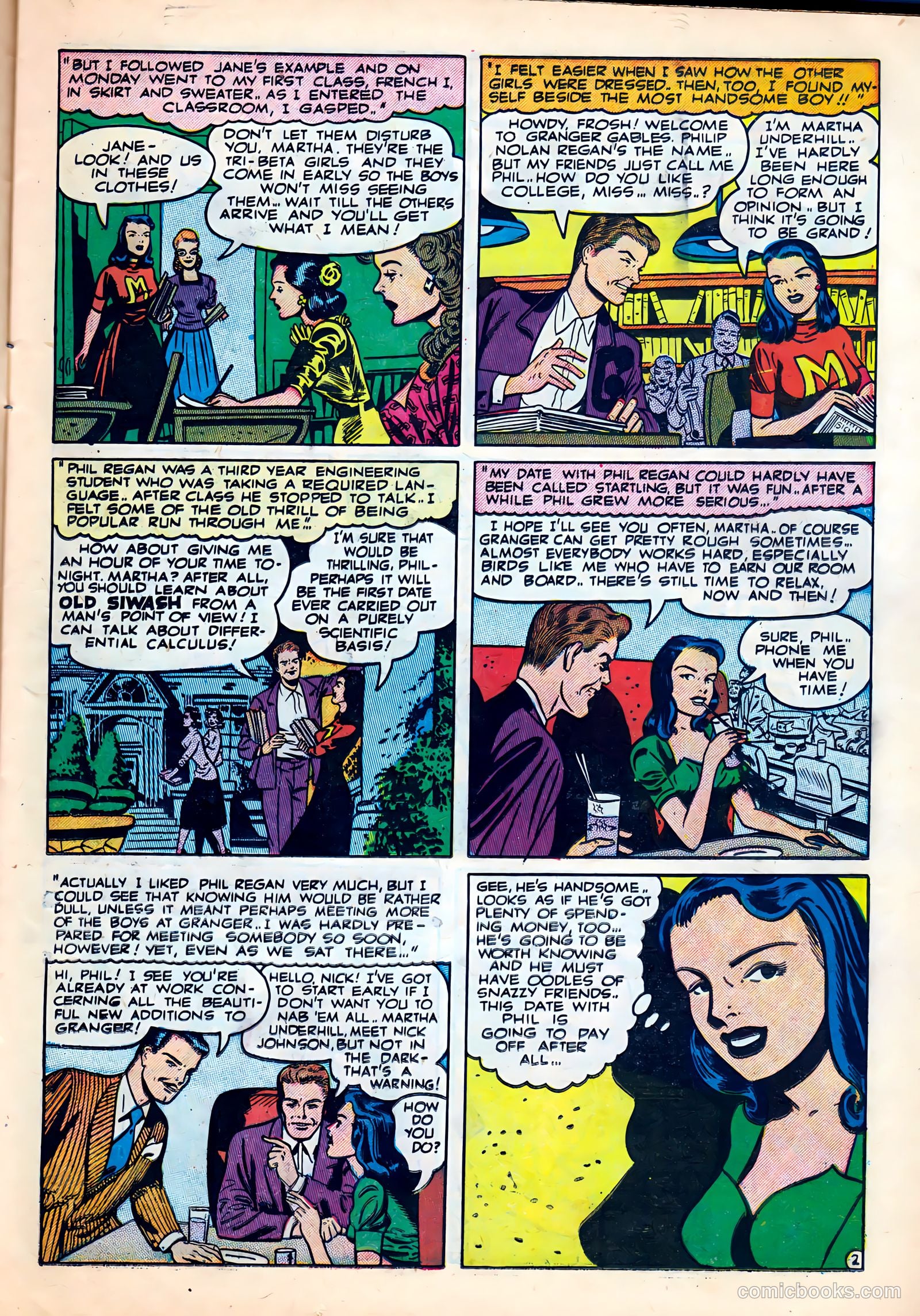 Campus Romance #1 (1949) — page 11 of 36