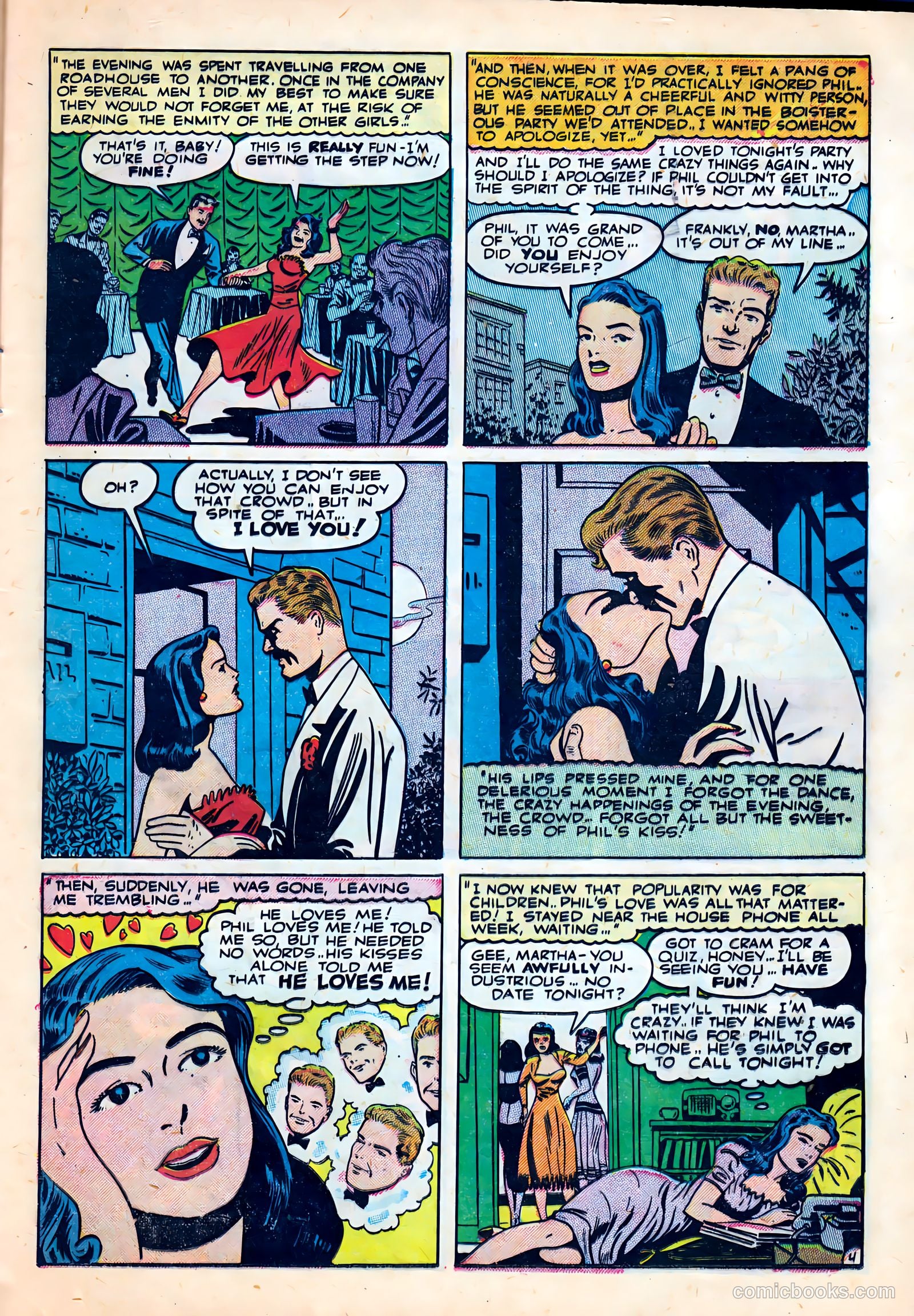 Campus Romance #1 (1949) — page 13 of 36