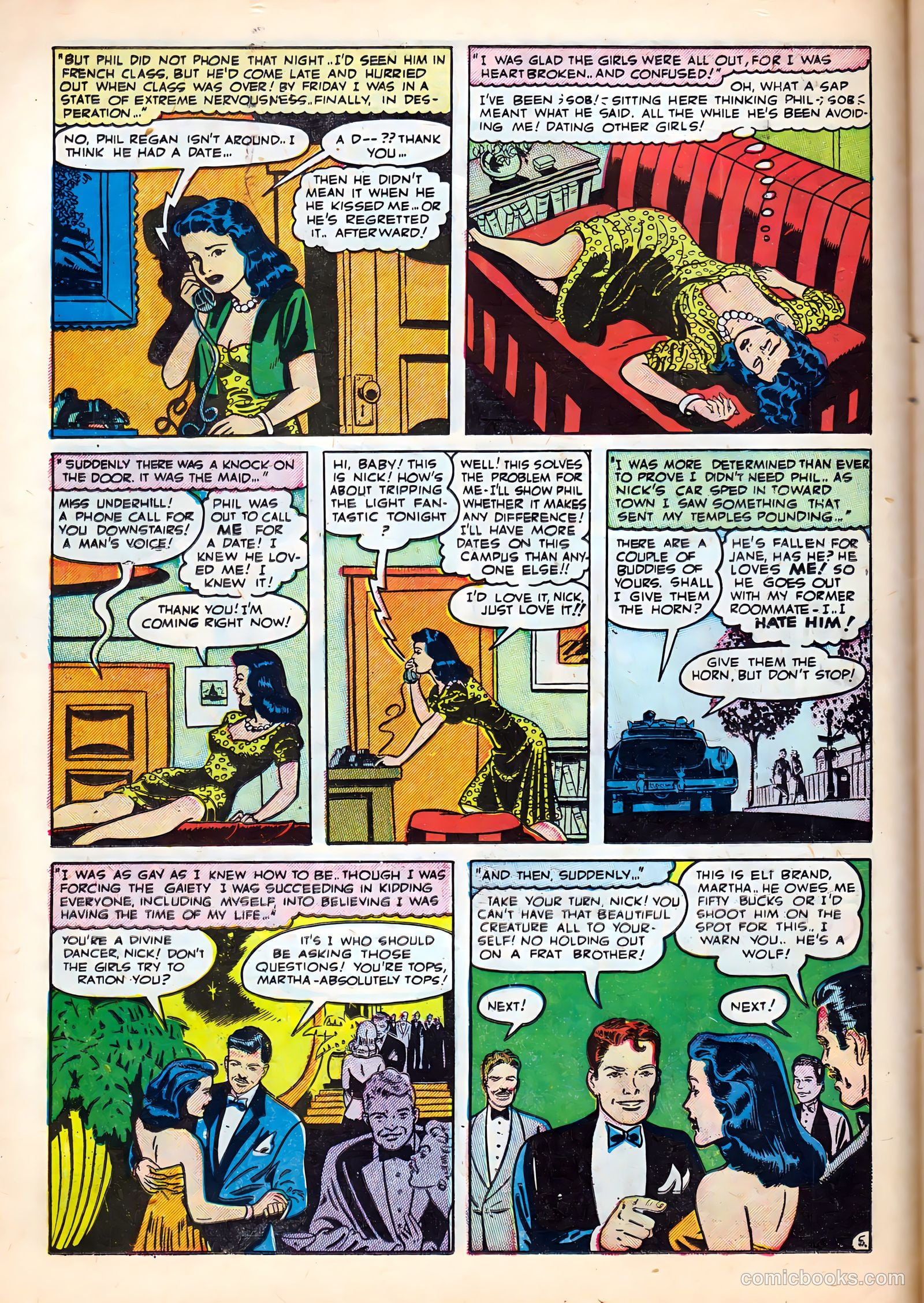 Campus Romance #1 (1949) — page 14 of 36