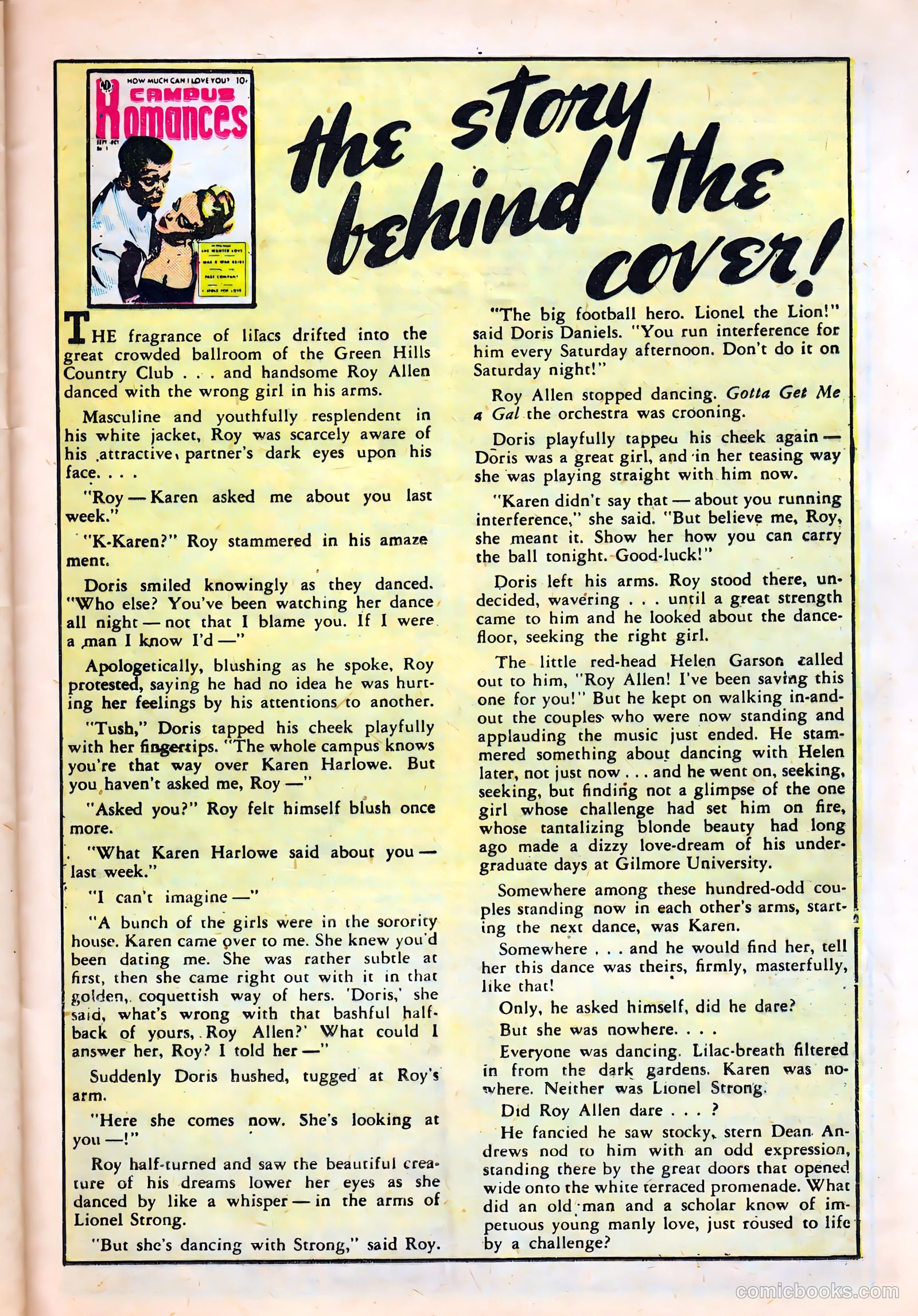 Campus Romance #1 (1949) — page 25 of 36