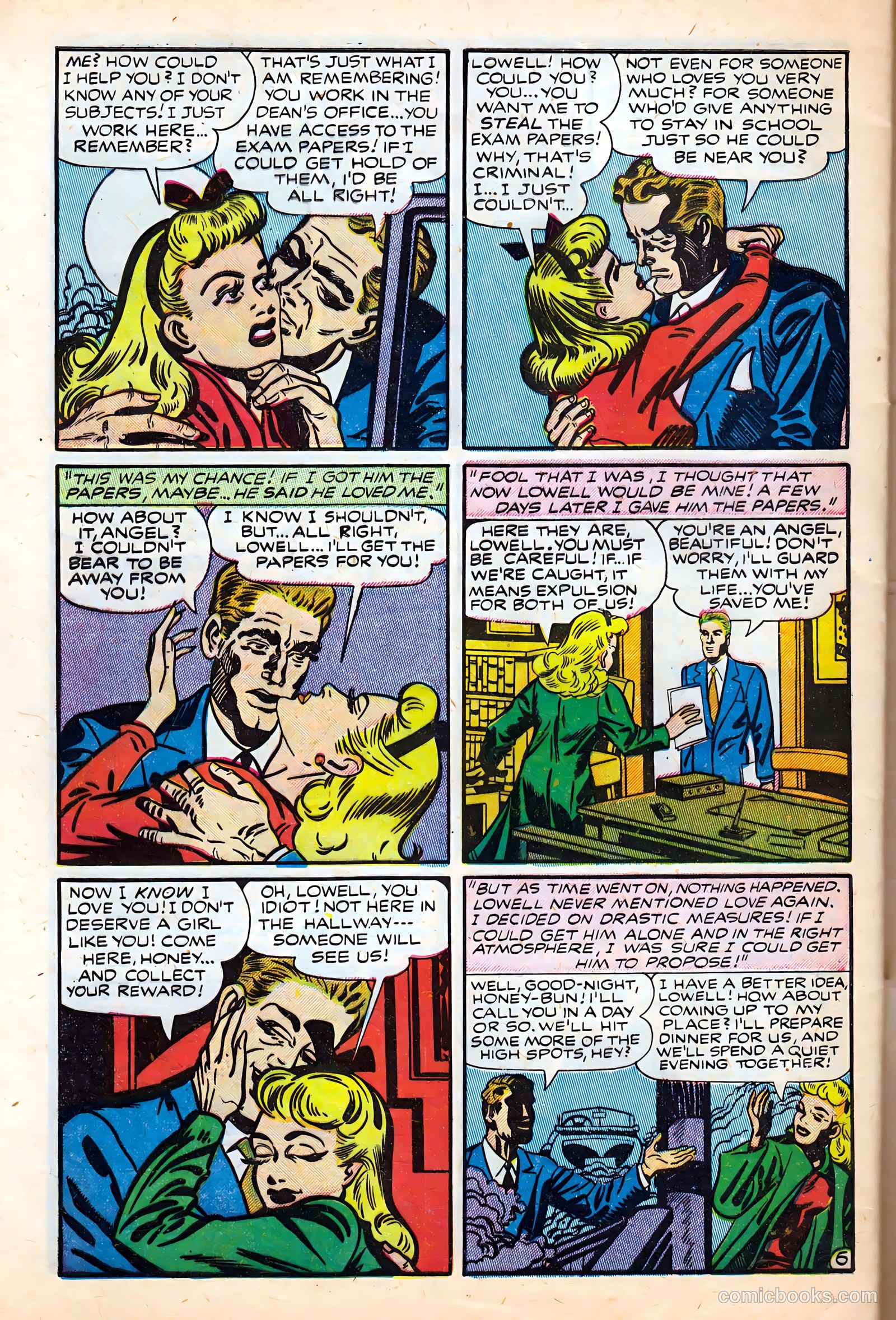 Campus Romance #1 (1949) — page 32 of 36