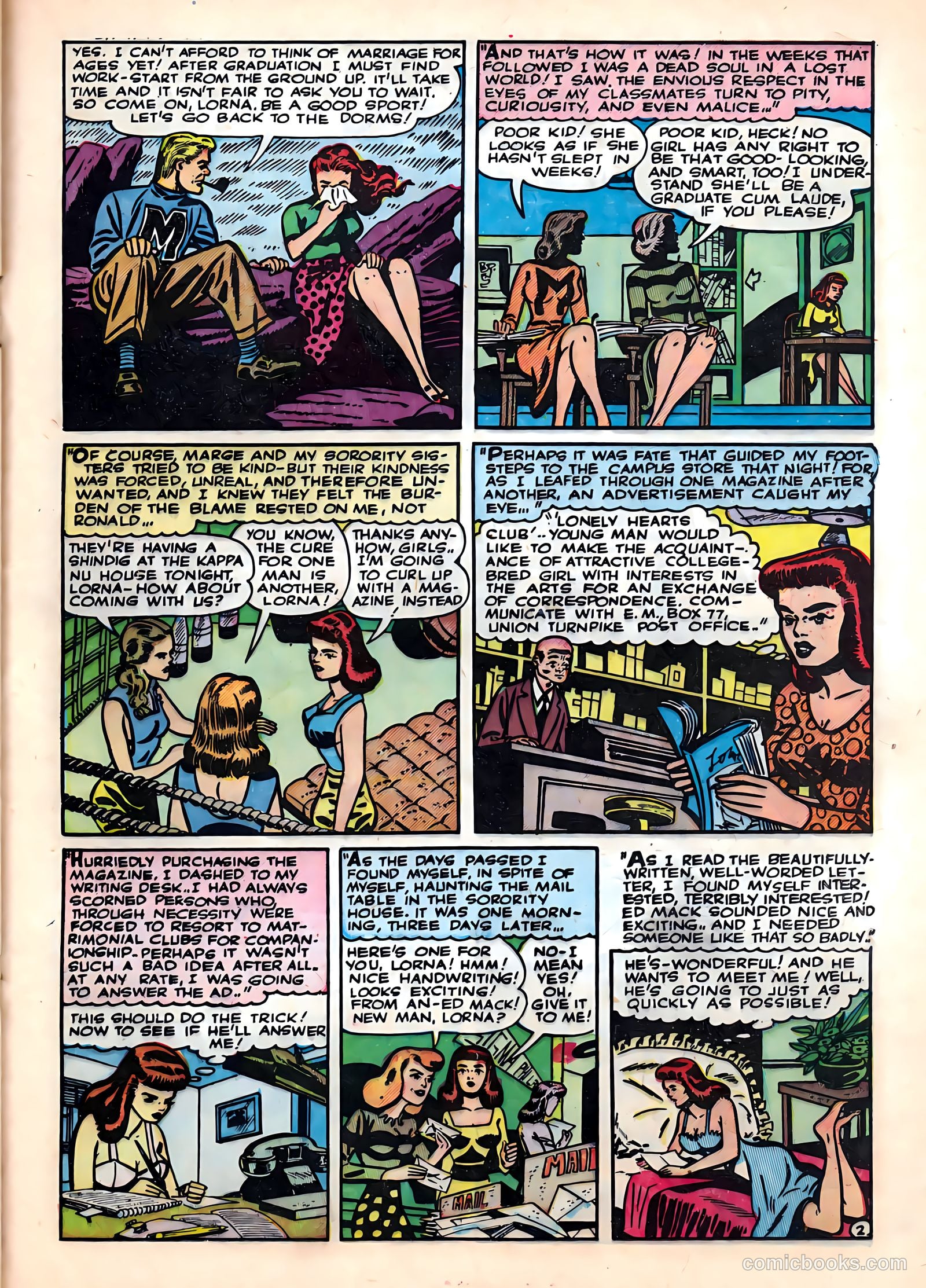 Campus Romance #2 (1949) — page 21 of 36