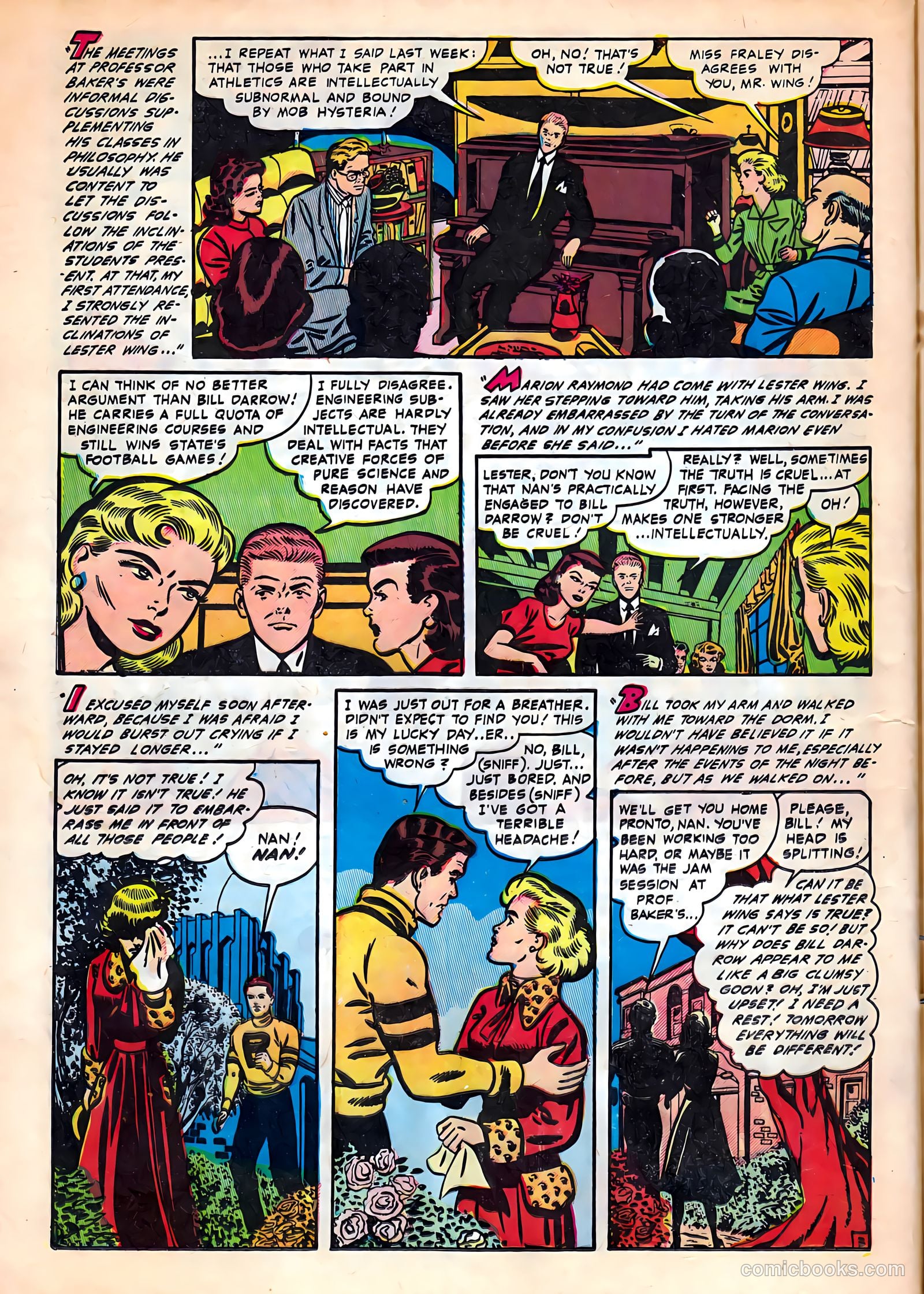 Campus Romance #3 (1950) — page 12 of 36