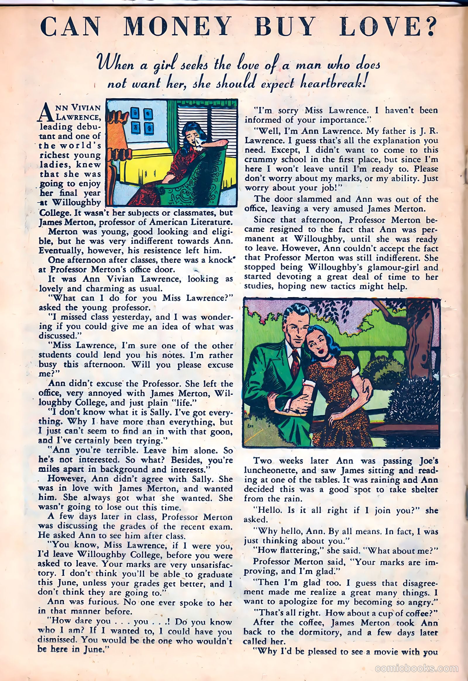 Campus Romance #3 (1950) — page 18 of 36
