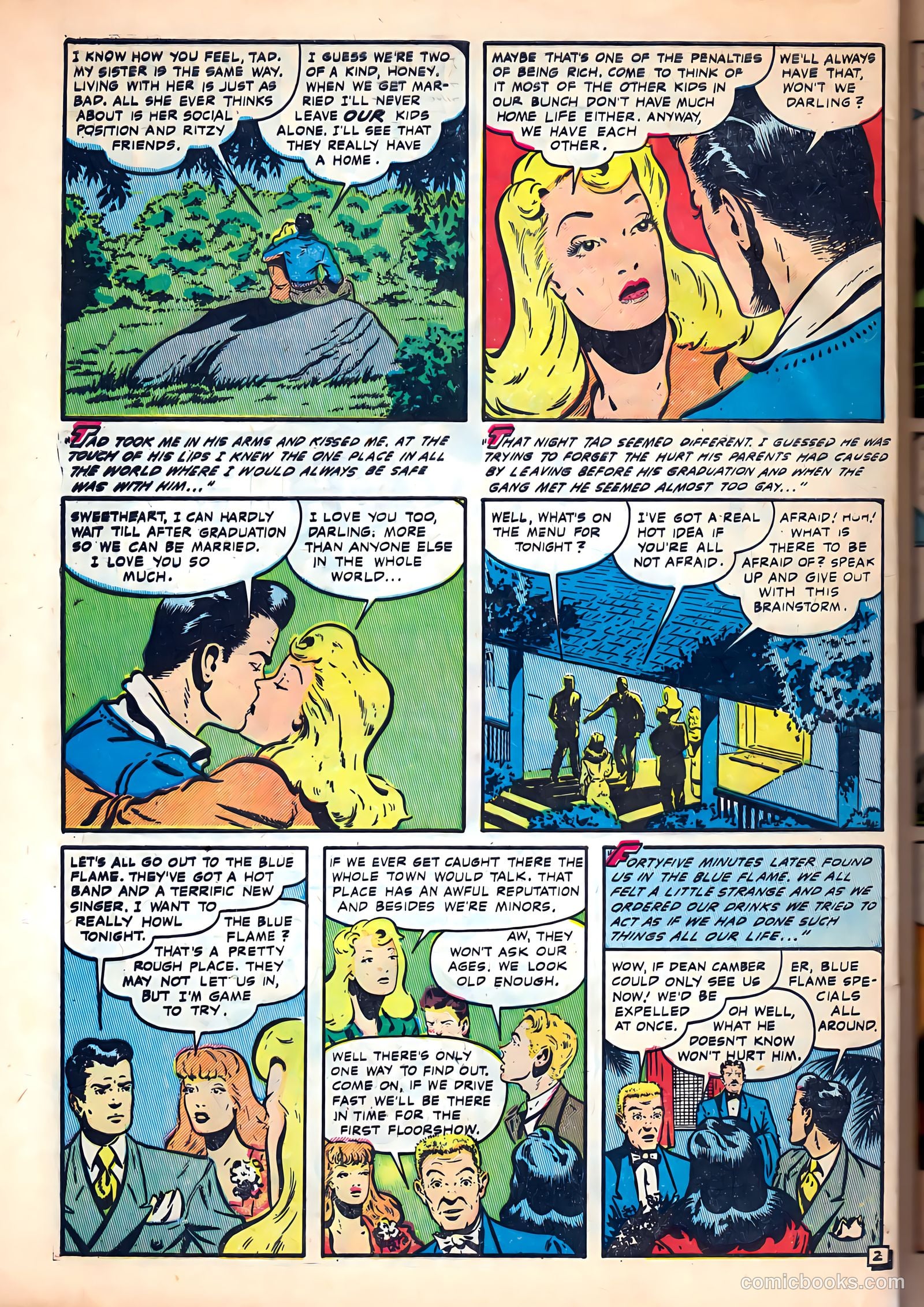 Campus Romance #3 (1950) — page 28 of 36