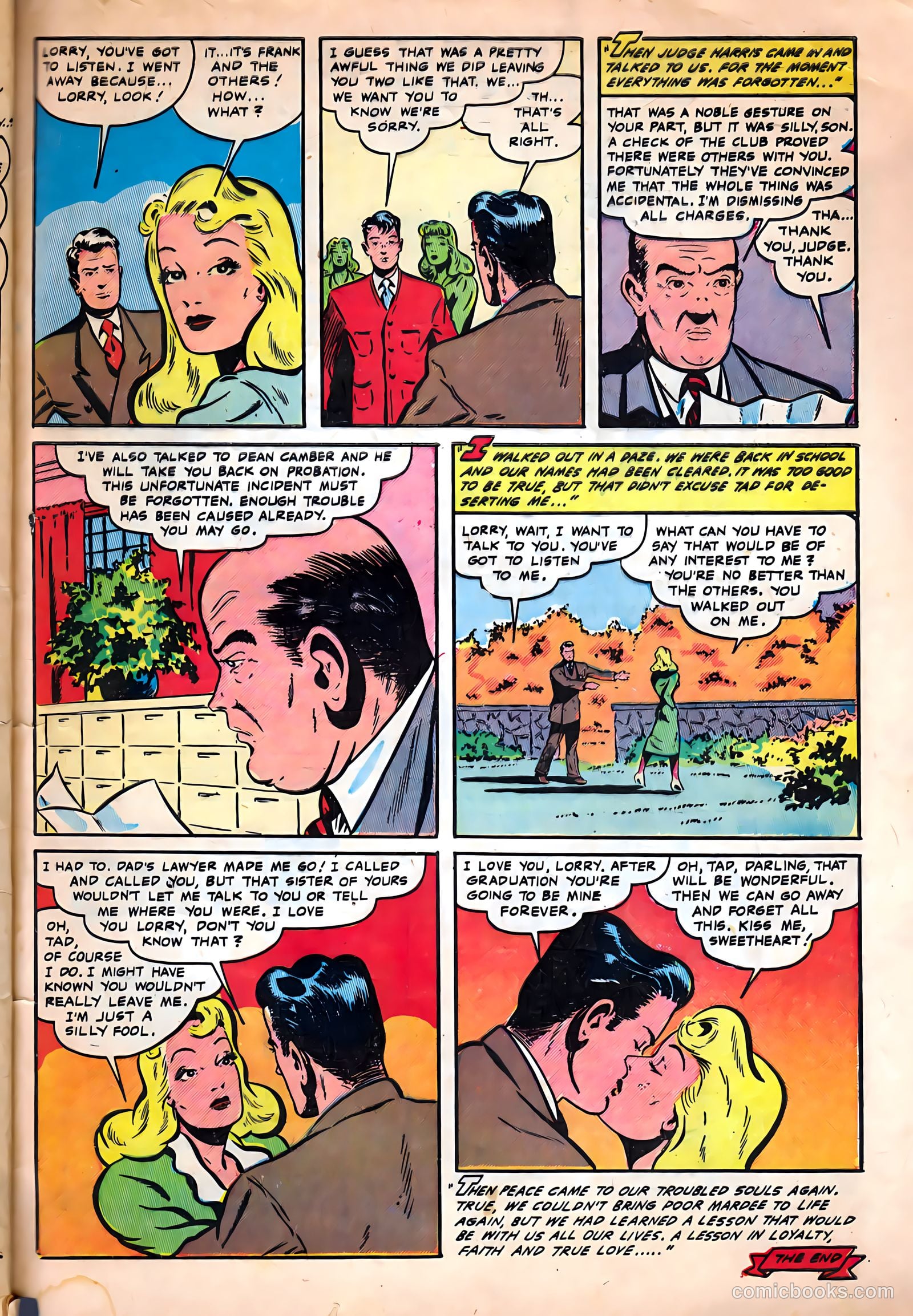 Campus Romance #3 (1950) — page 33 of 36