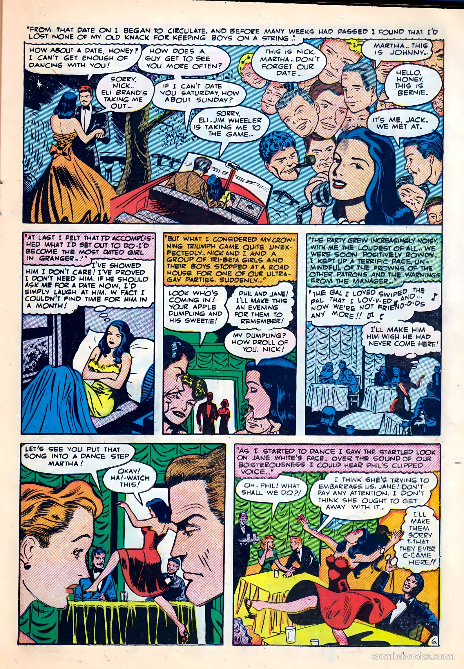 Campus Romances #1 (1949) — page 15 of 36