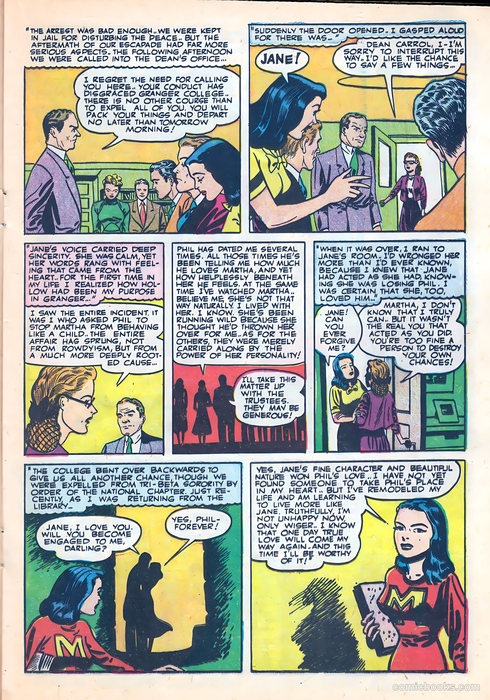 Campus Romances #1 (1949) — page 17 of 36