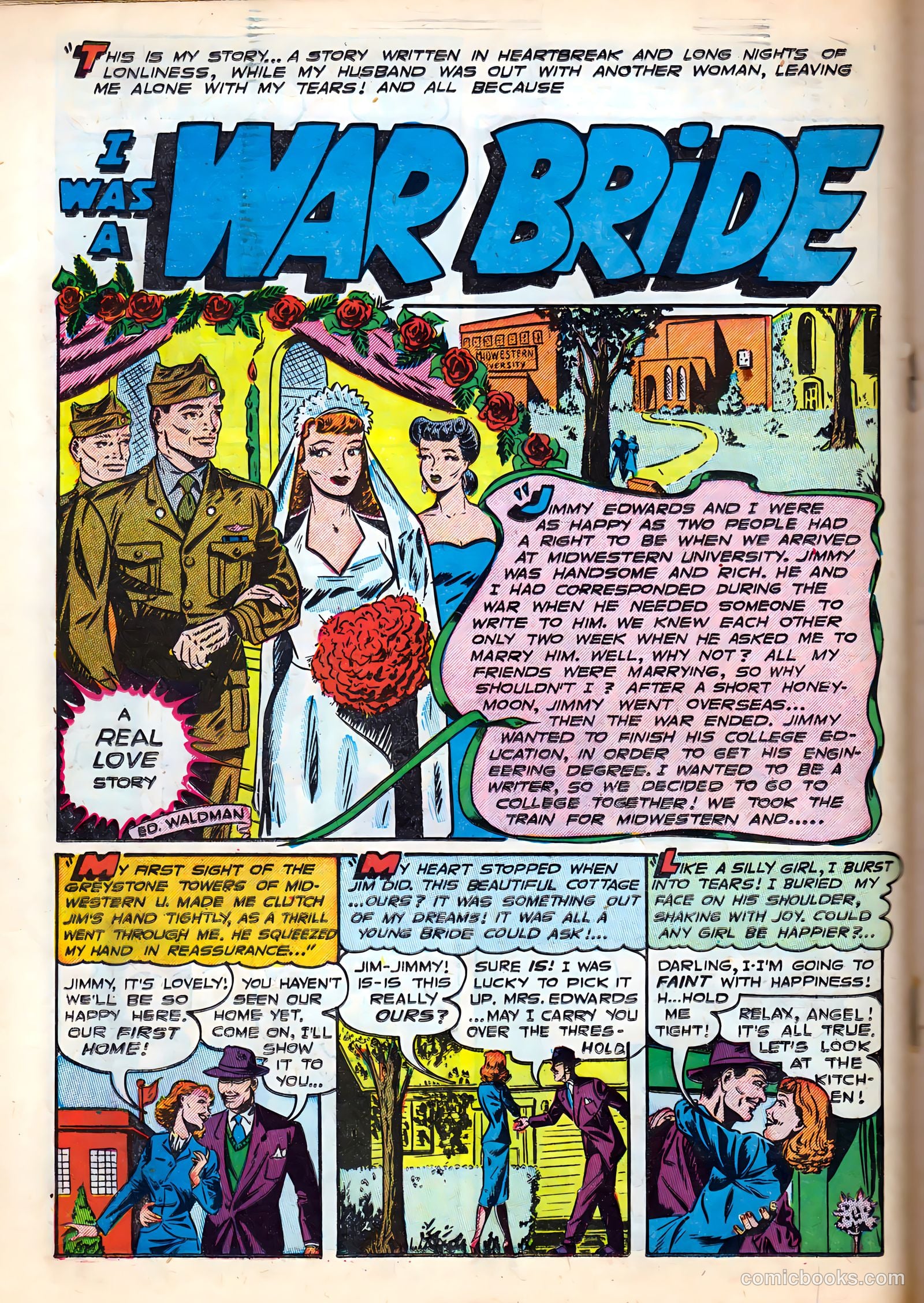 Campus Romances #1 (1949) — page 18 of 36