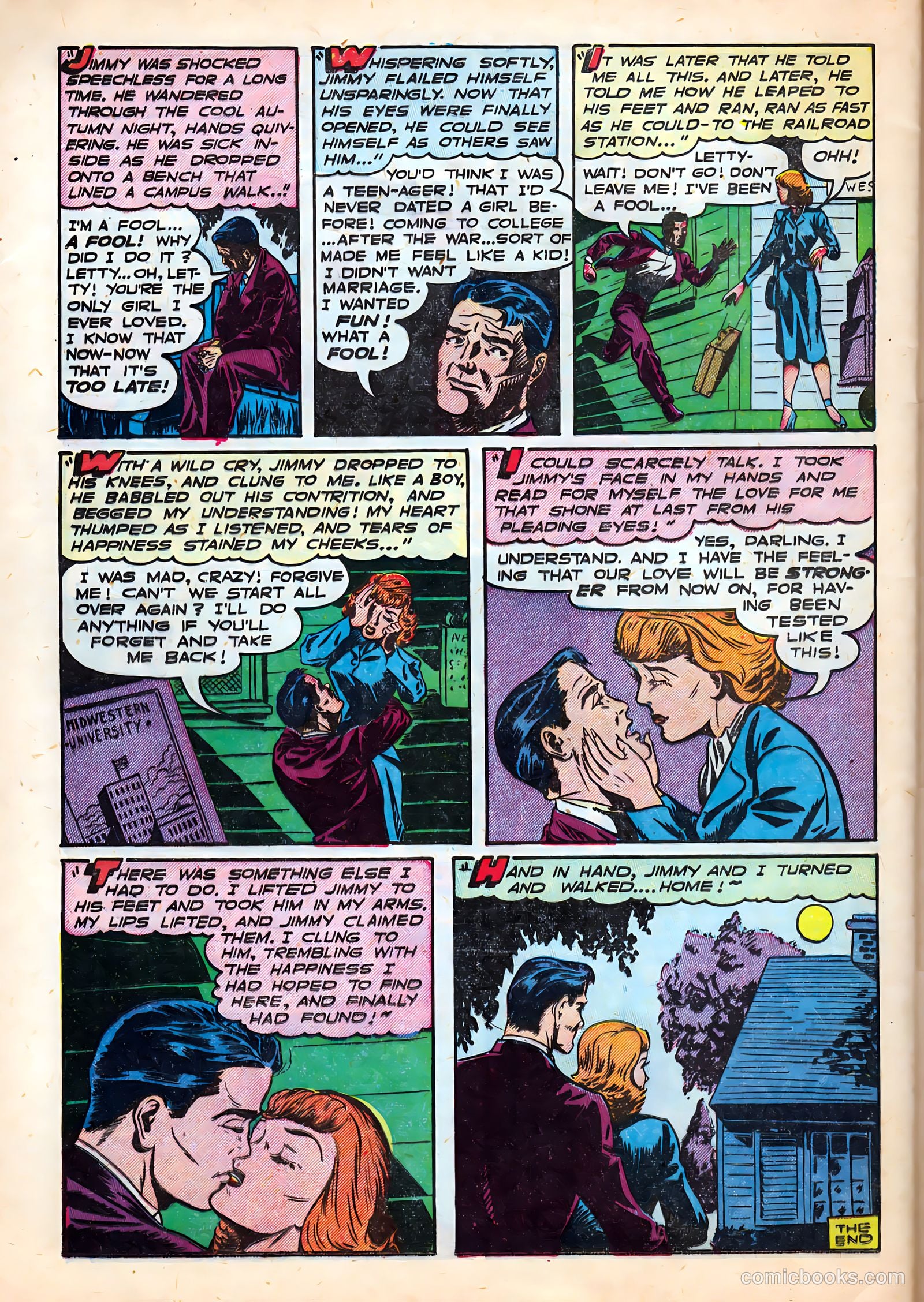 Campus Romances #1 (1949) — page 24 of 36