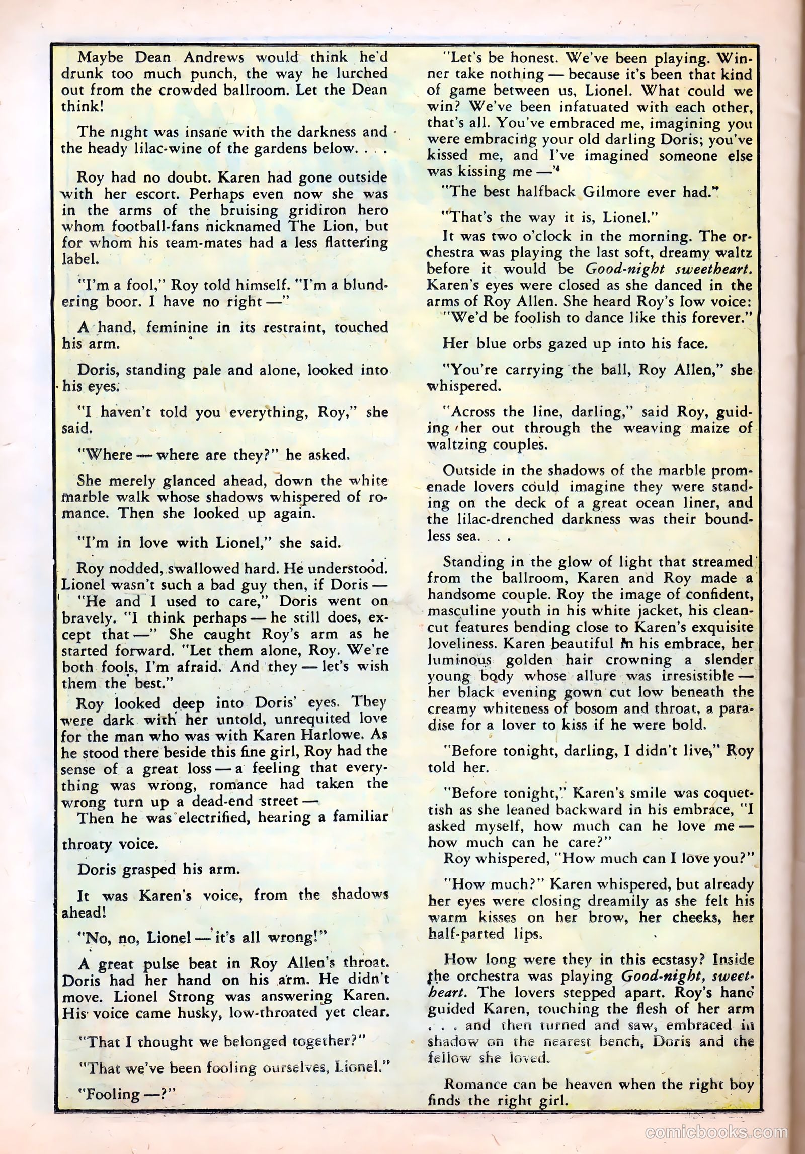 Campus Romances #1 (1949) — page 26 of 36