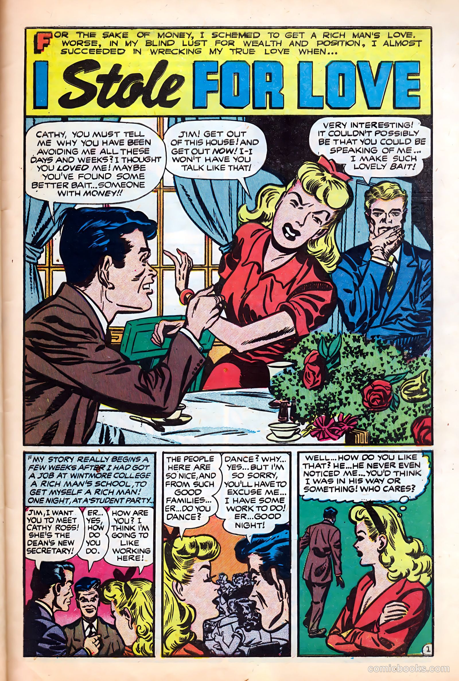 Campus Romances #1 (1949) — page 27 of 36