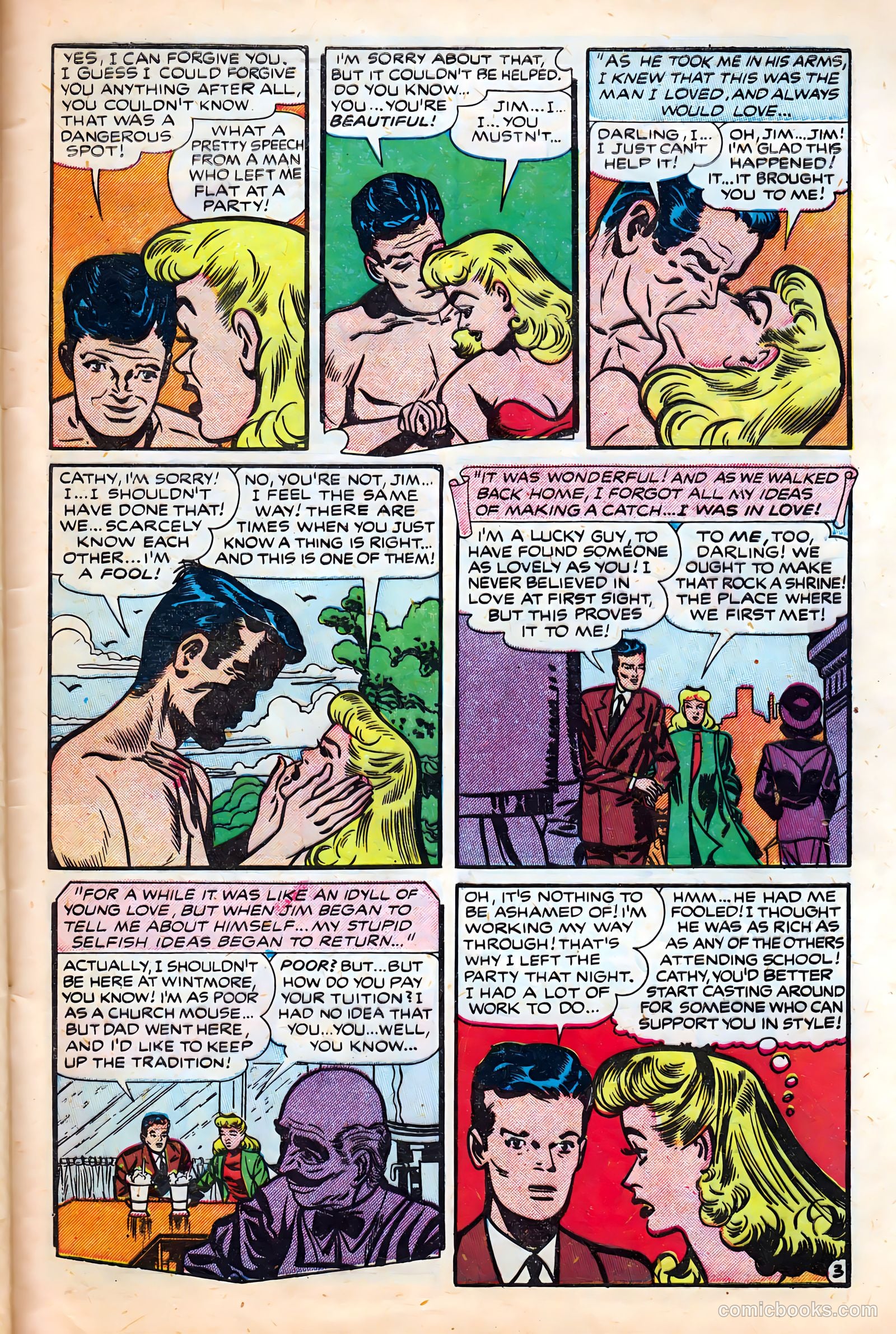 Campus Romances #1 (1949) — page 29 of 36