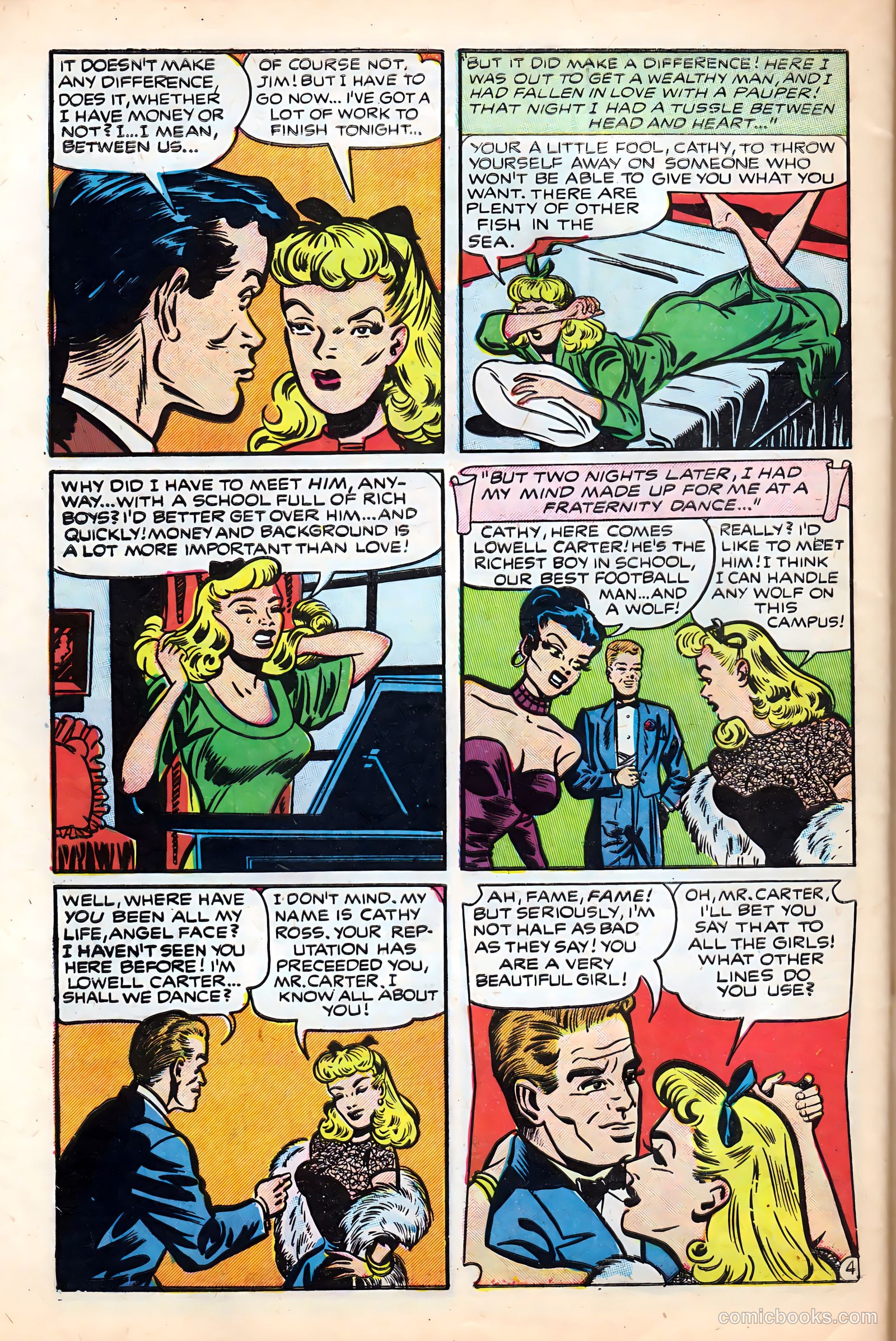 Campus Romances #1 (1949) — page 30 of 36