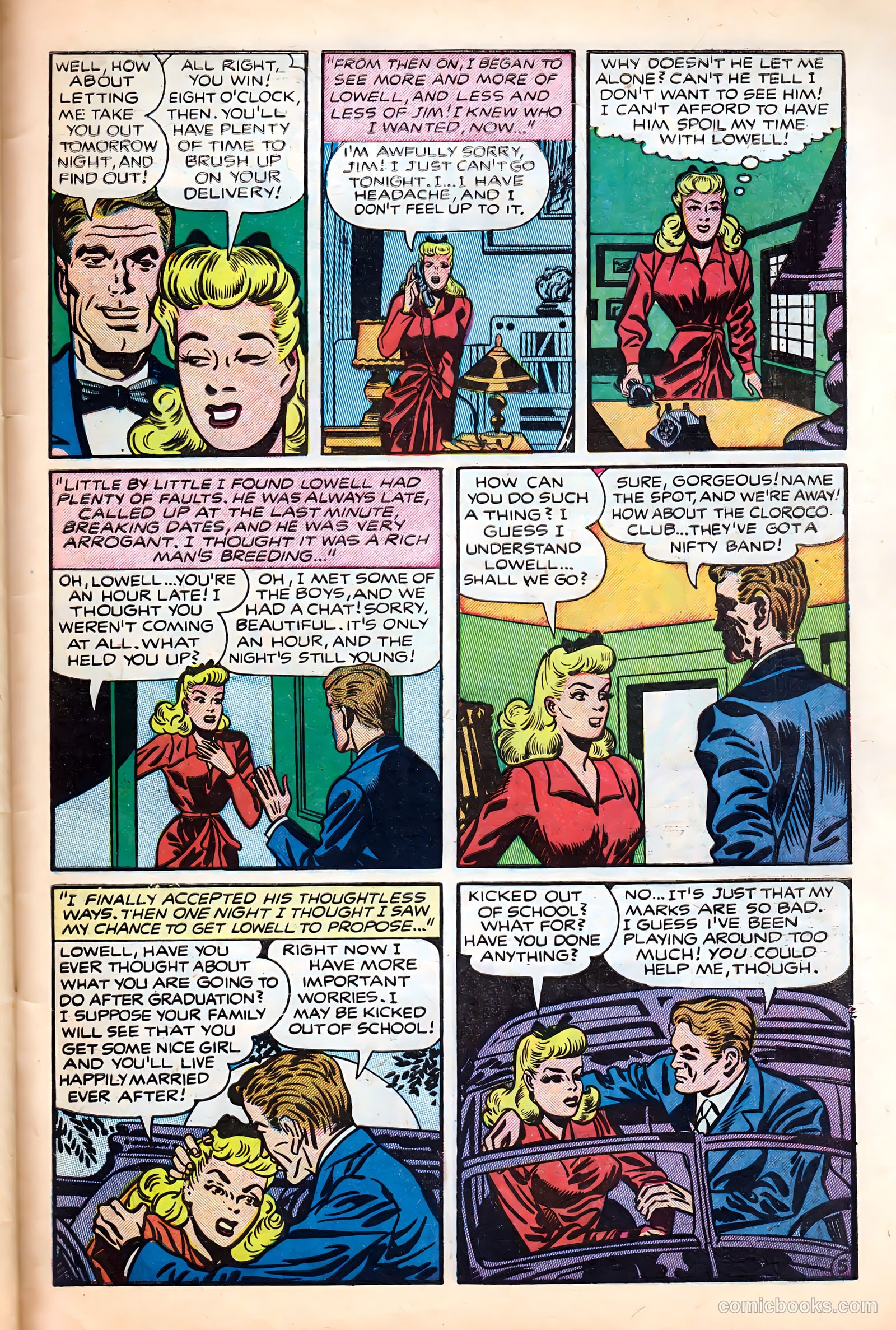Campus Romances #1 (1949) — page 31 of 36