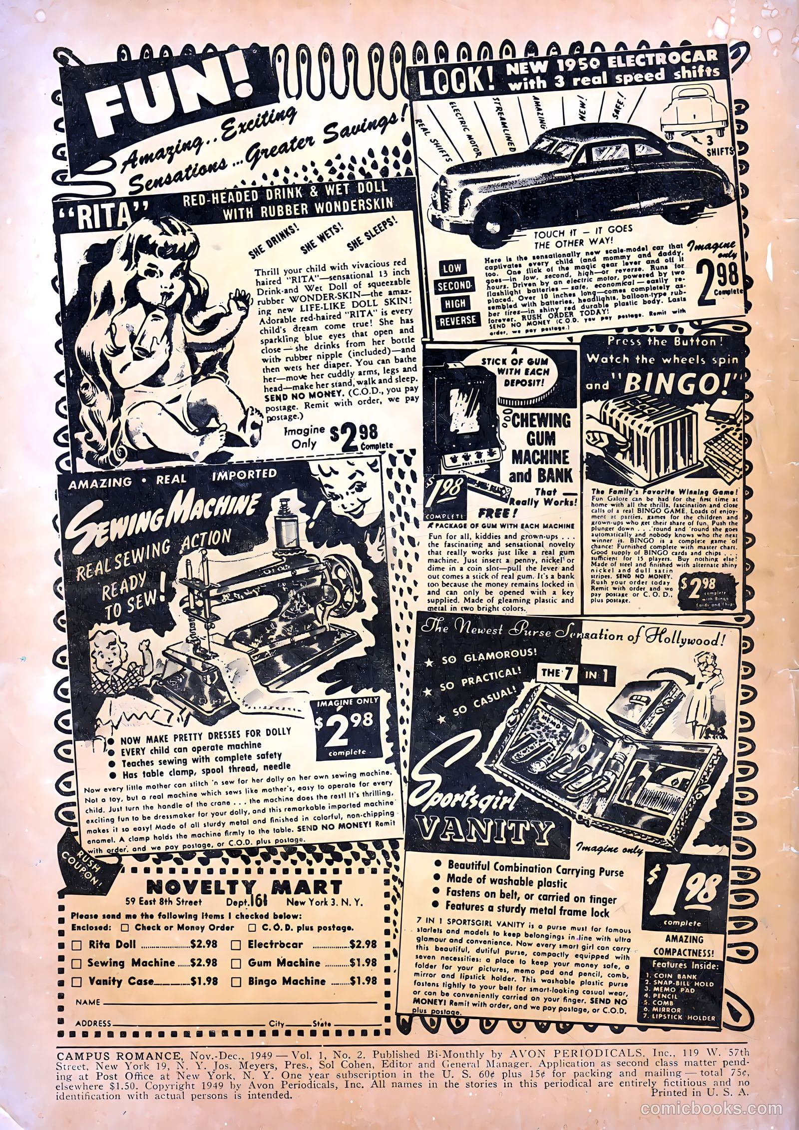 Campus Romances #2 (1949) — page 2 of 36