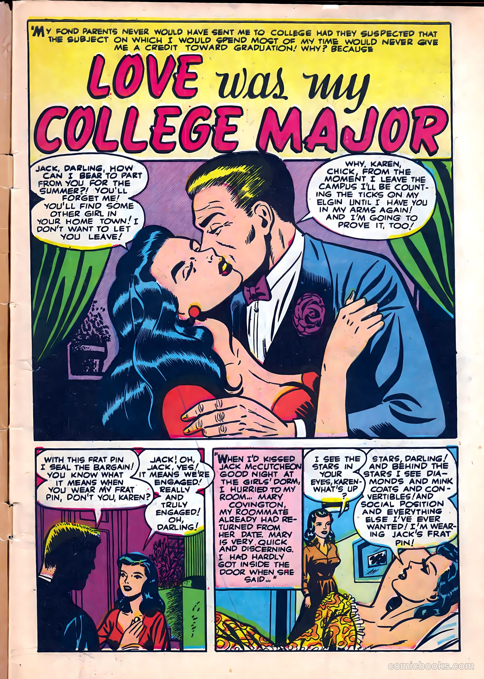 Campus Romances #2 (1949) — page 3 of 36