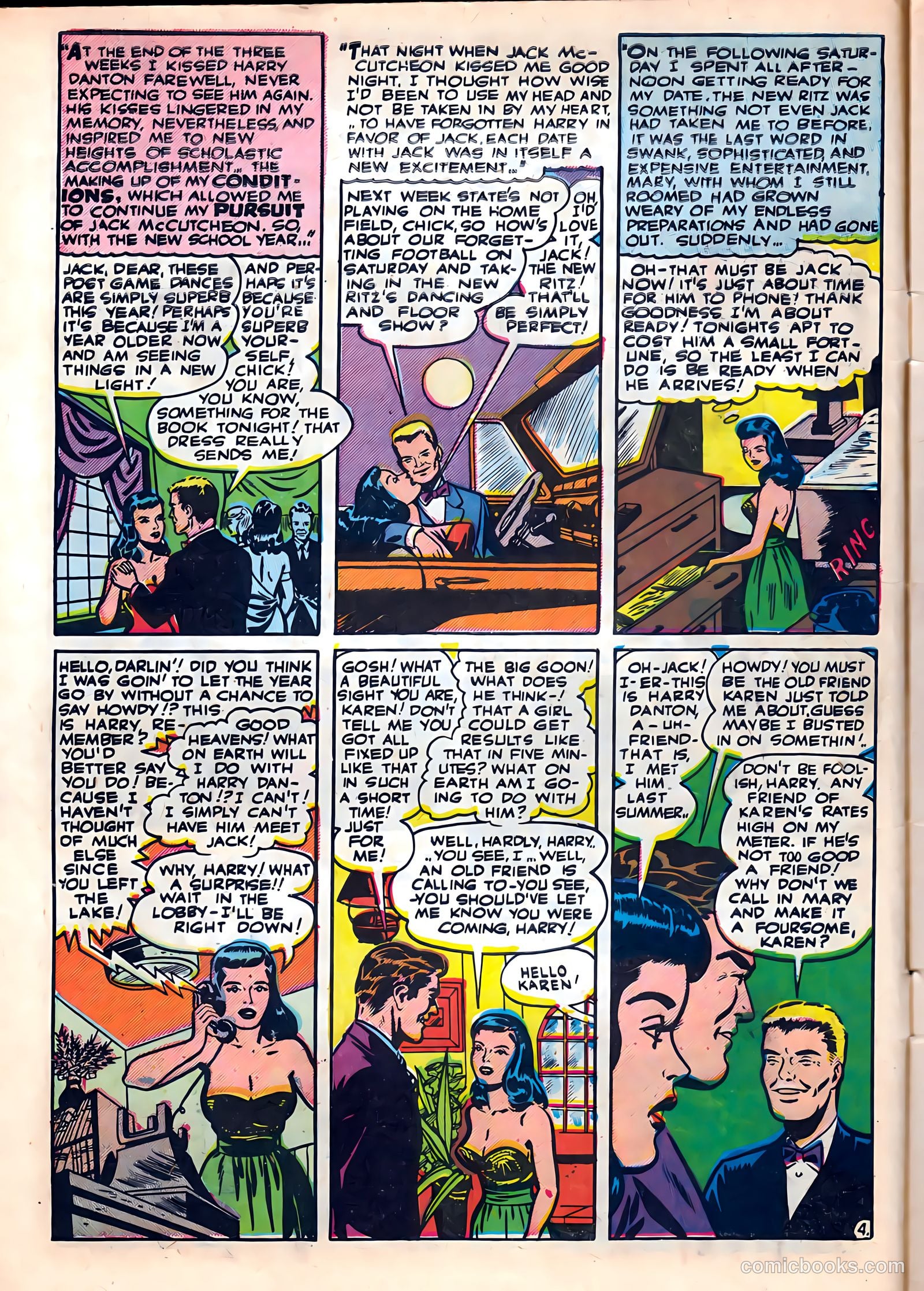 Campus Romances #2 (1949) — page 6 of 36