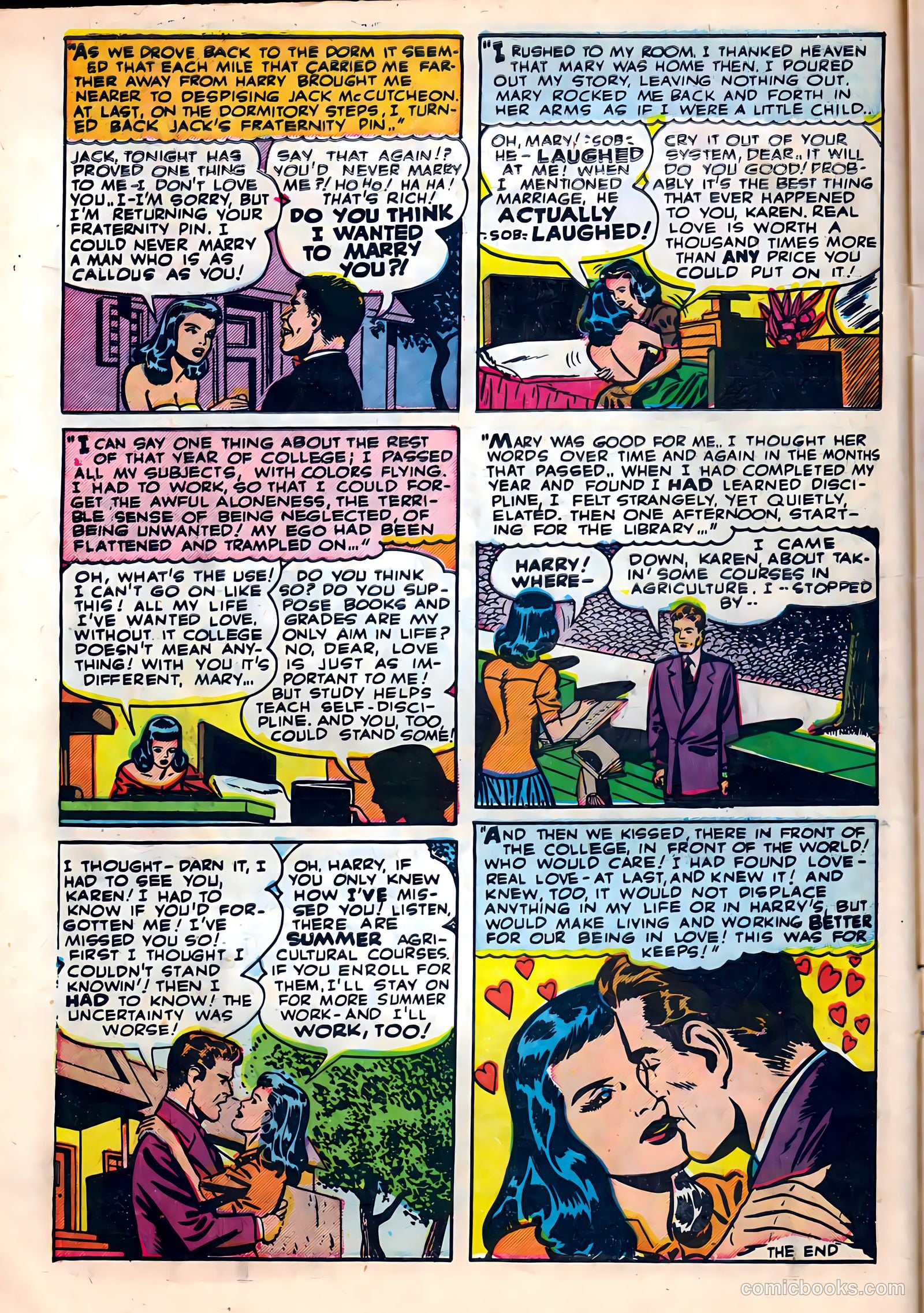 Campus Romances #2 (1949) — page 10 of 36