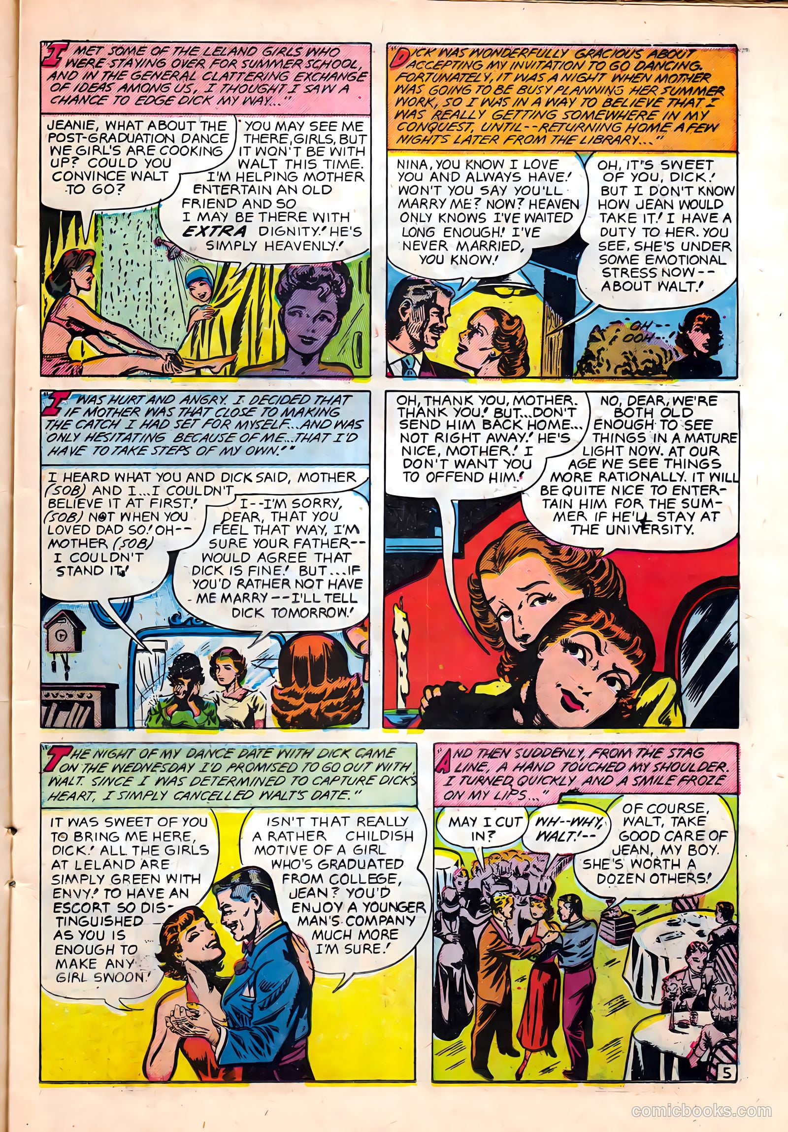 Campus Romances #2 (1949) — page 15 of 36