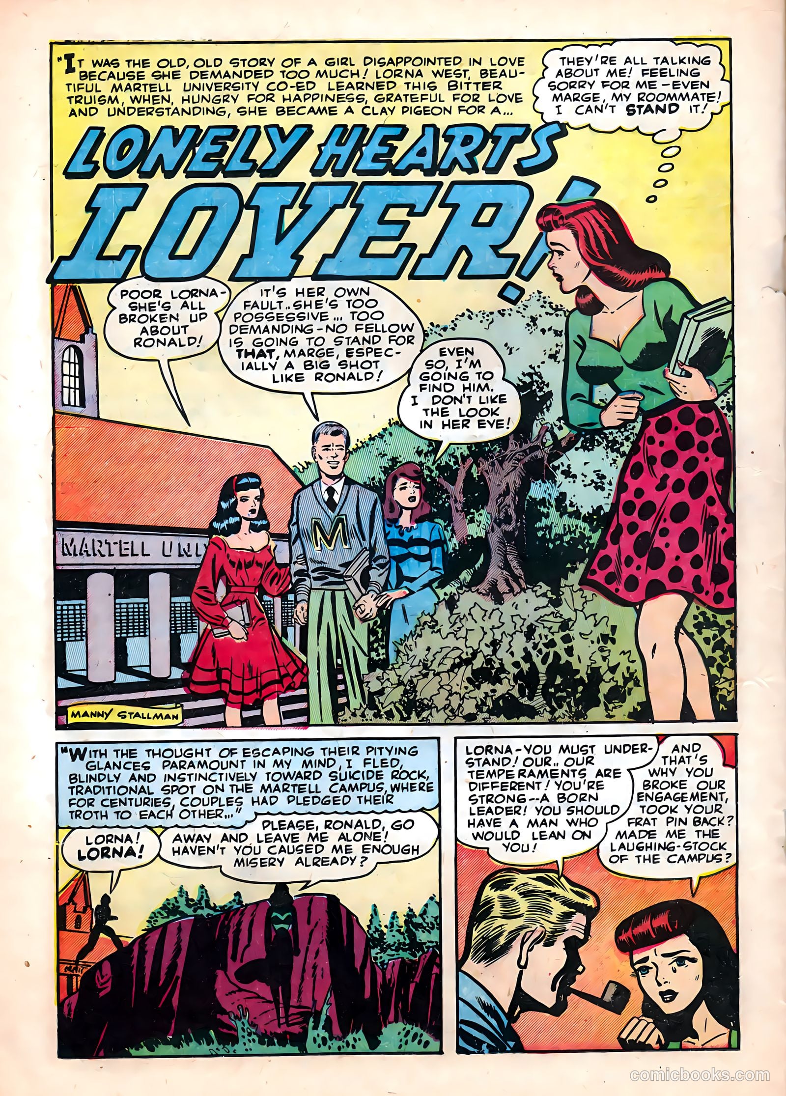 Campus Romances #2 (1949) — page 20 of 36