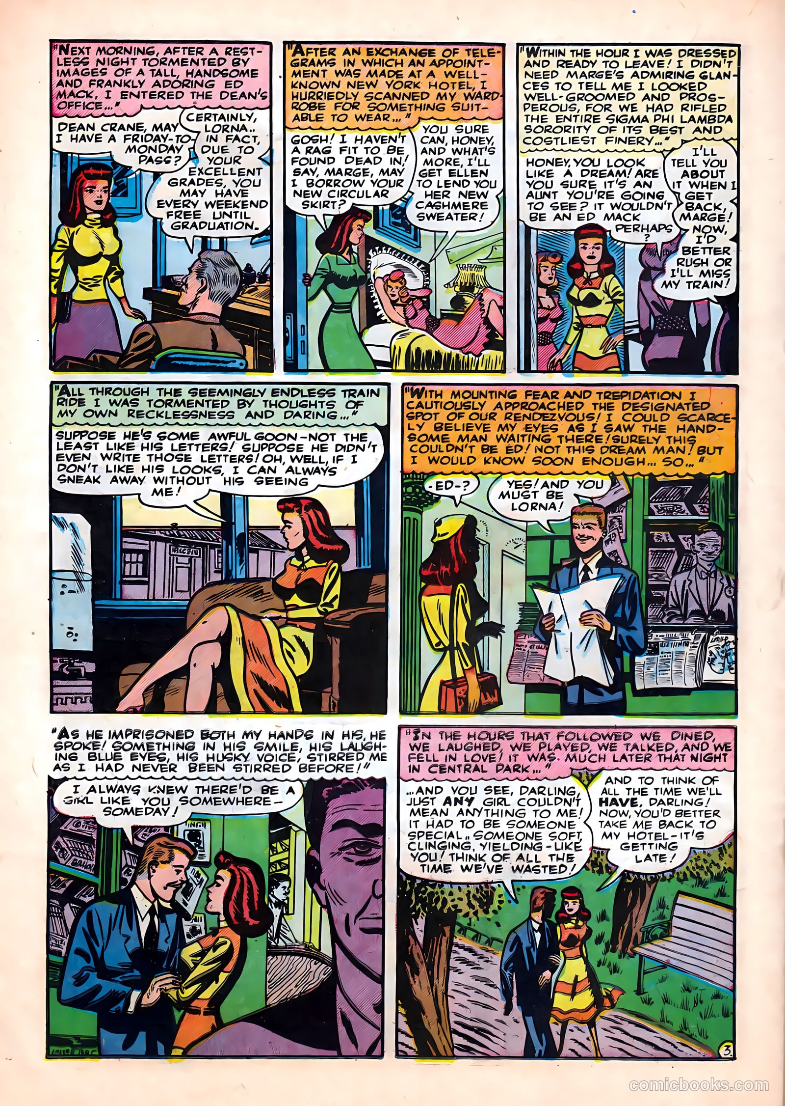Campus Romances #2 (1949) — page 22 of 36