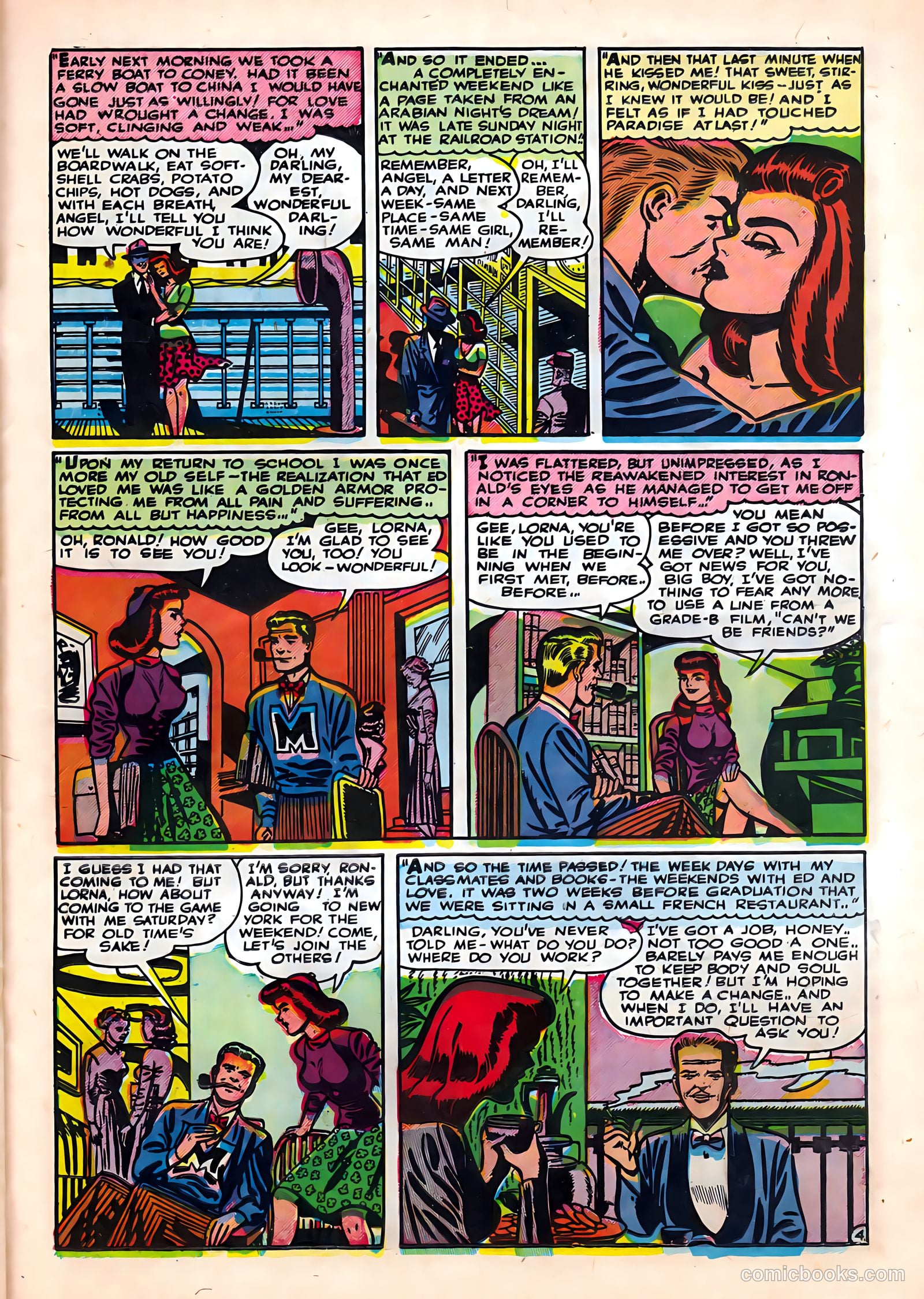 Campus Romances #2 (1949) — page 23 of 36