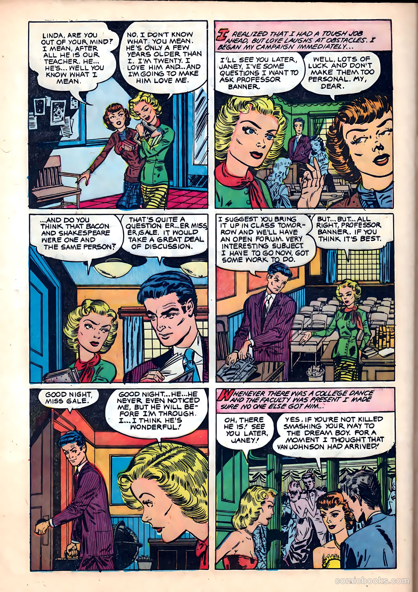Campus Romances #2 (1949) — page 28 of 36