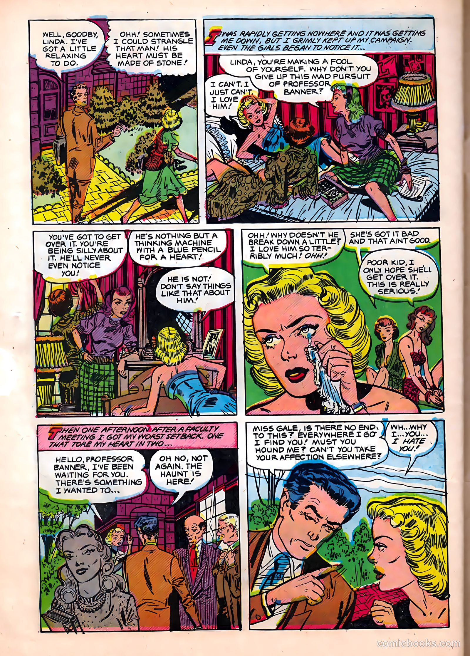 Campus Romances #2 (1949) — page 30 of 36