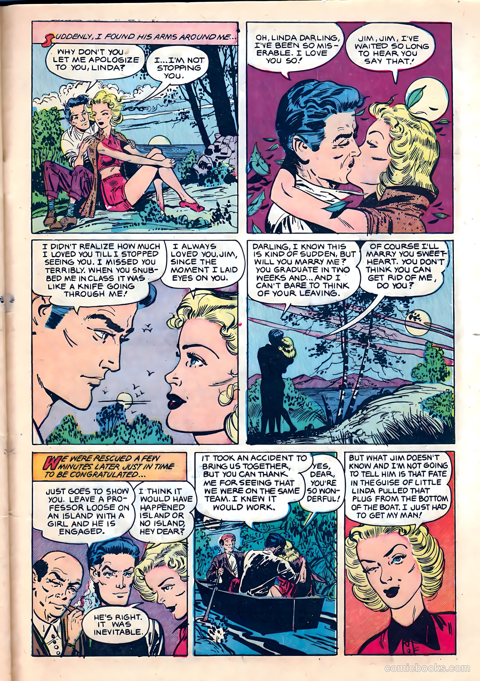 Campus Romances #2 (1949) — page 33 of 36