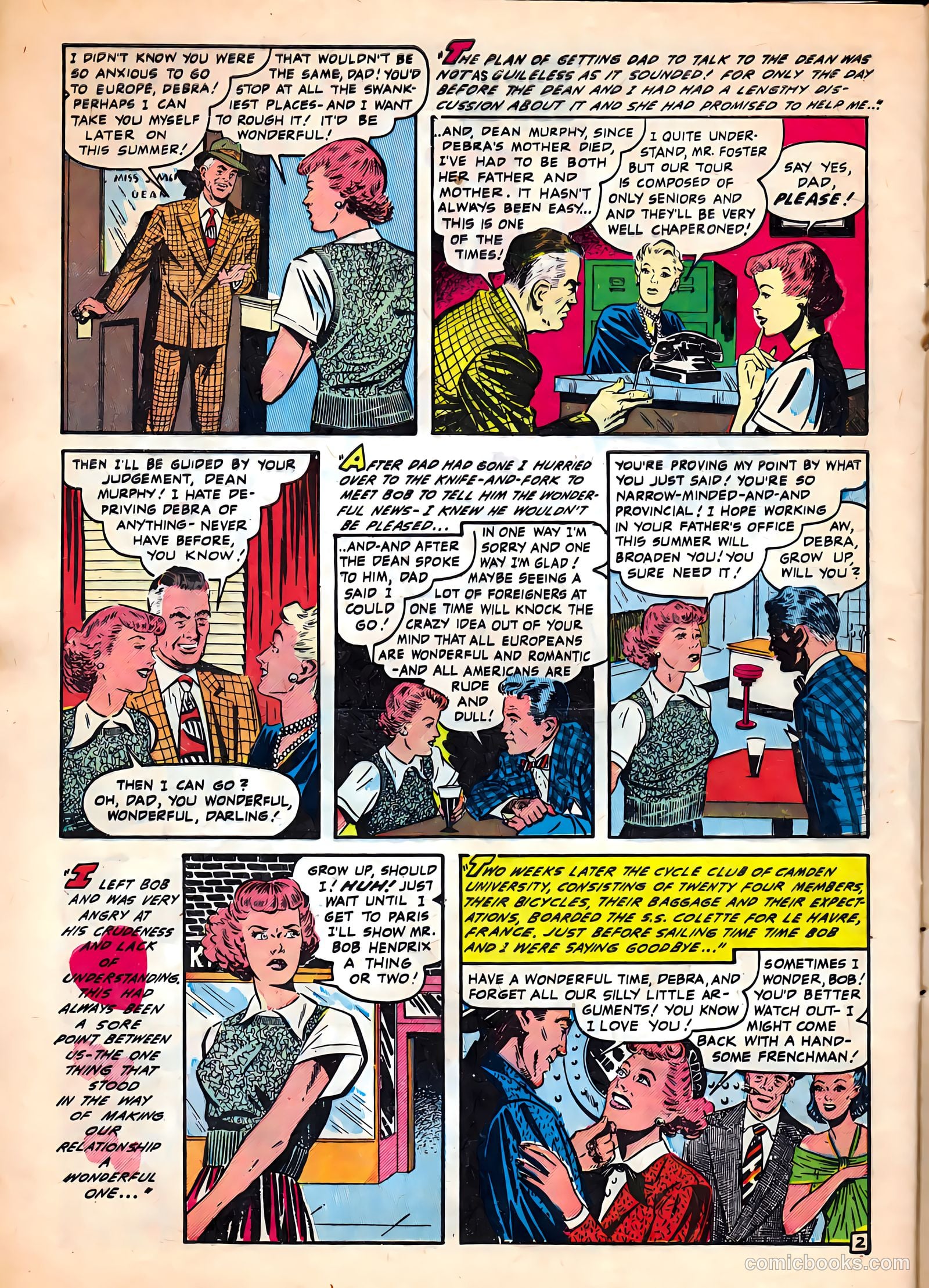 Campus Romances #3 (1950) — page 4 of 36