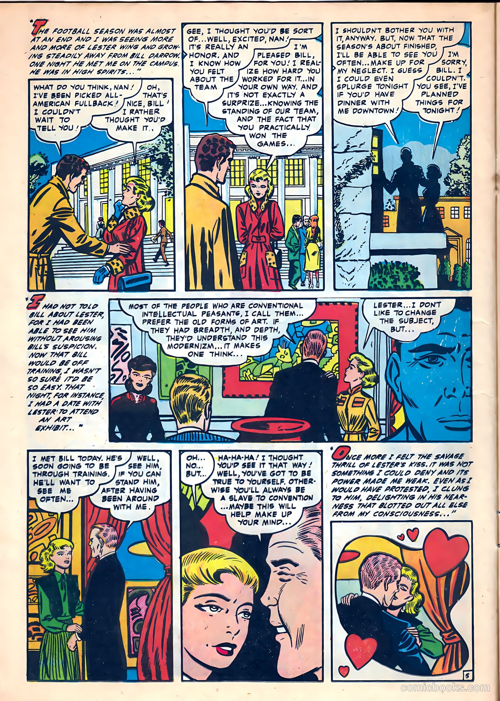Campus Romances #3 (1950) — page 14 of 36