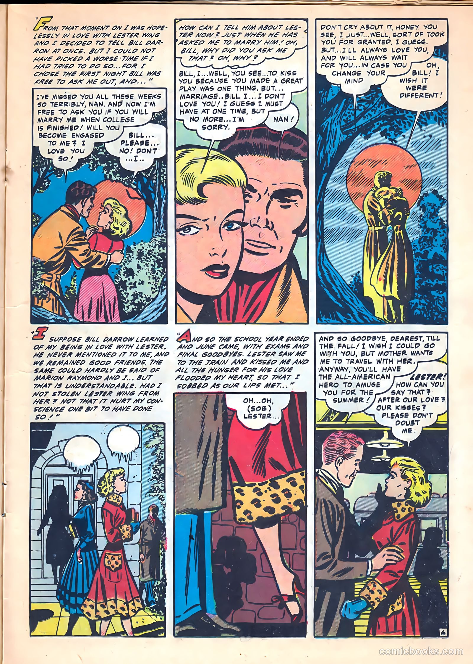 Campus Romances #3 (1950) — page 15 of 36