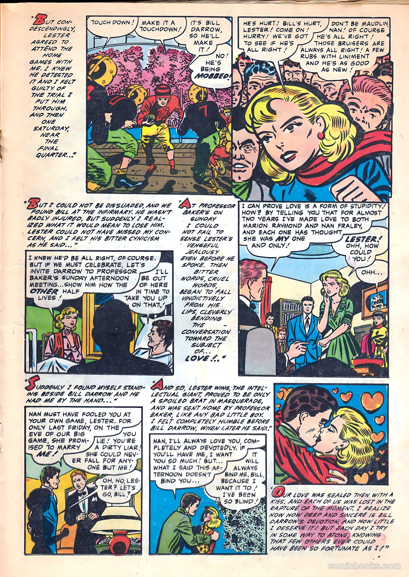Campus Romances #3 (1950) — page 17 of 36