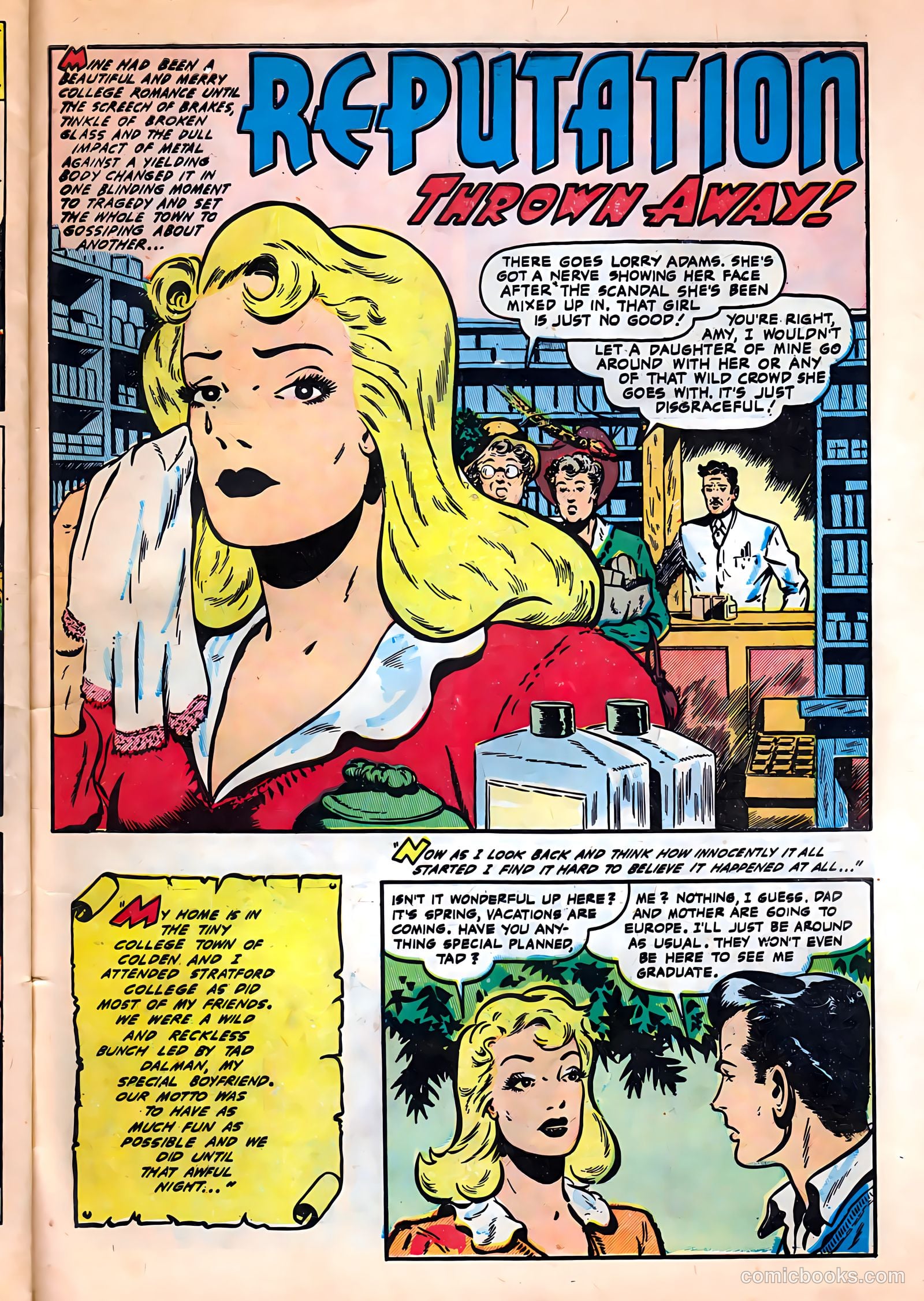 Campus Romances #3 (1950) — page 27 of 36
