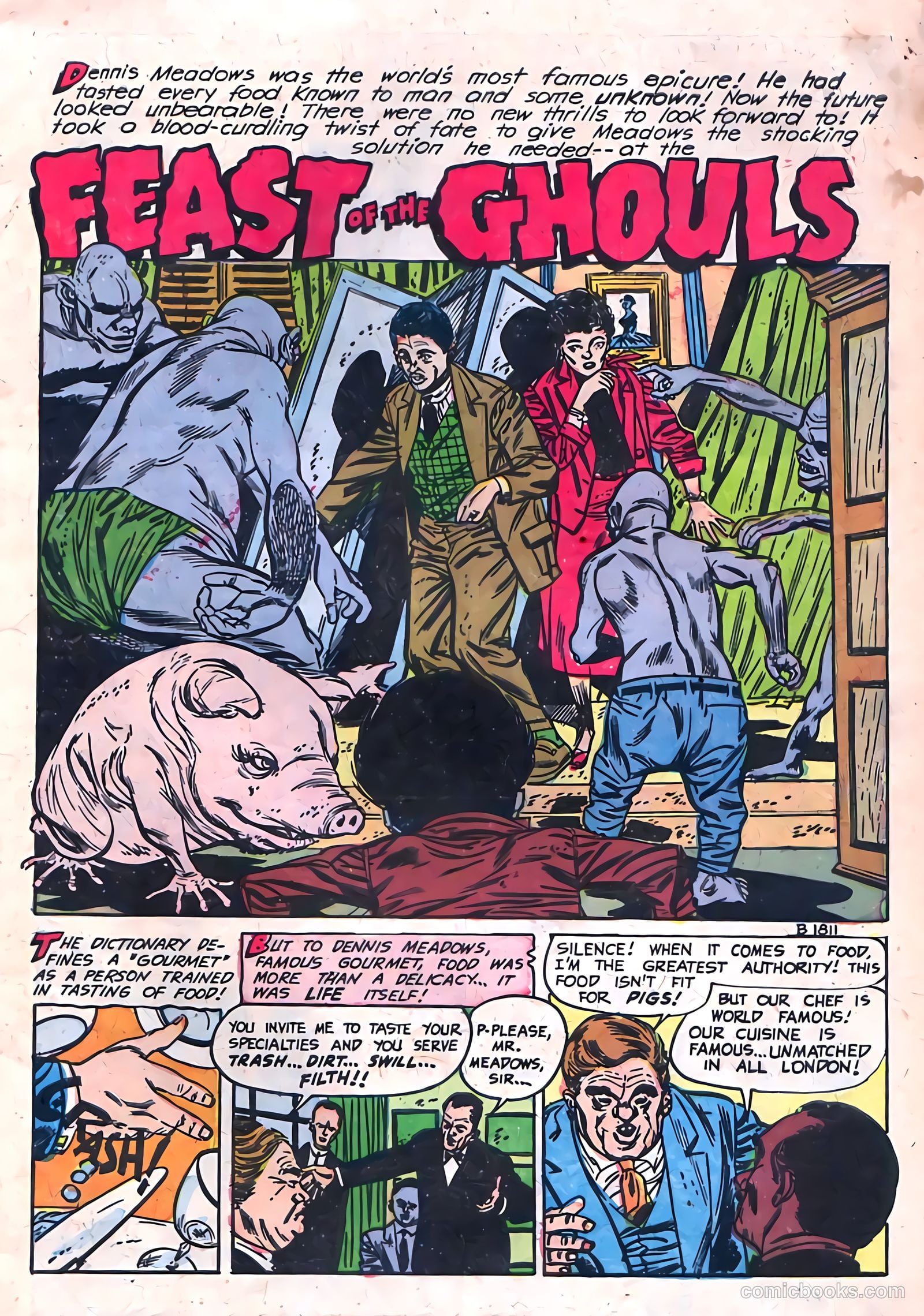 Adventures into Darkness #13 (1954, Visual Editions, Inc.) — page 3 of 36