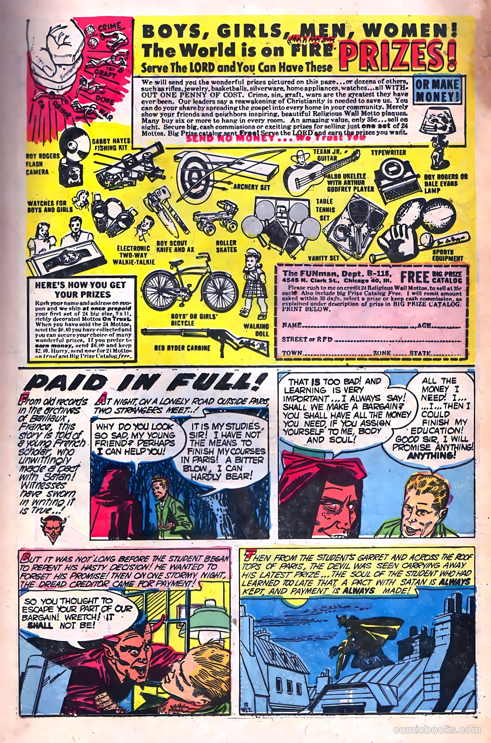 Adventures into Darkness #13 (1954, Visual Editions, Inc.) — page 11 of 36
