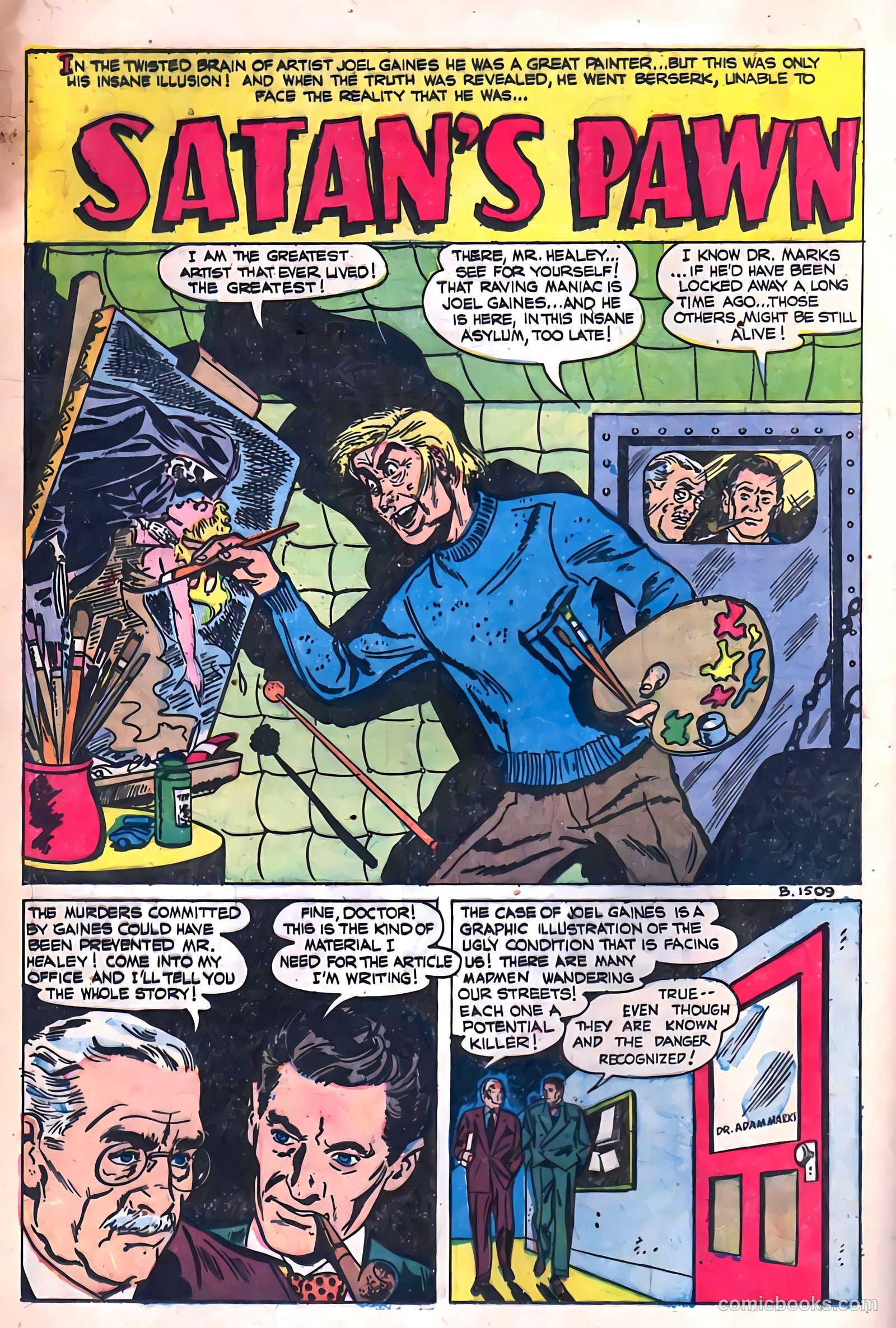 Adventures into Darkness #13 (1954, Visual Editions, Inc.) — page 12 of 36