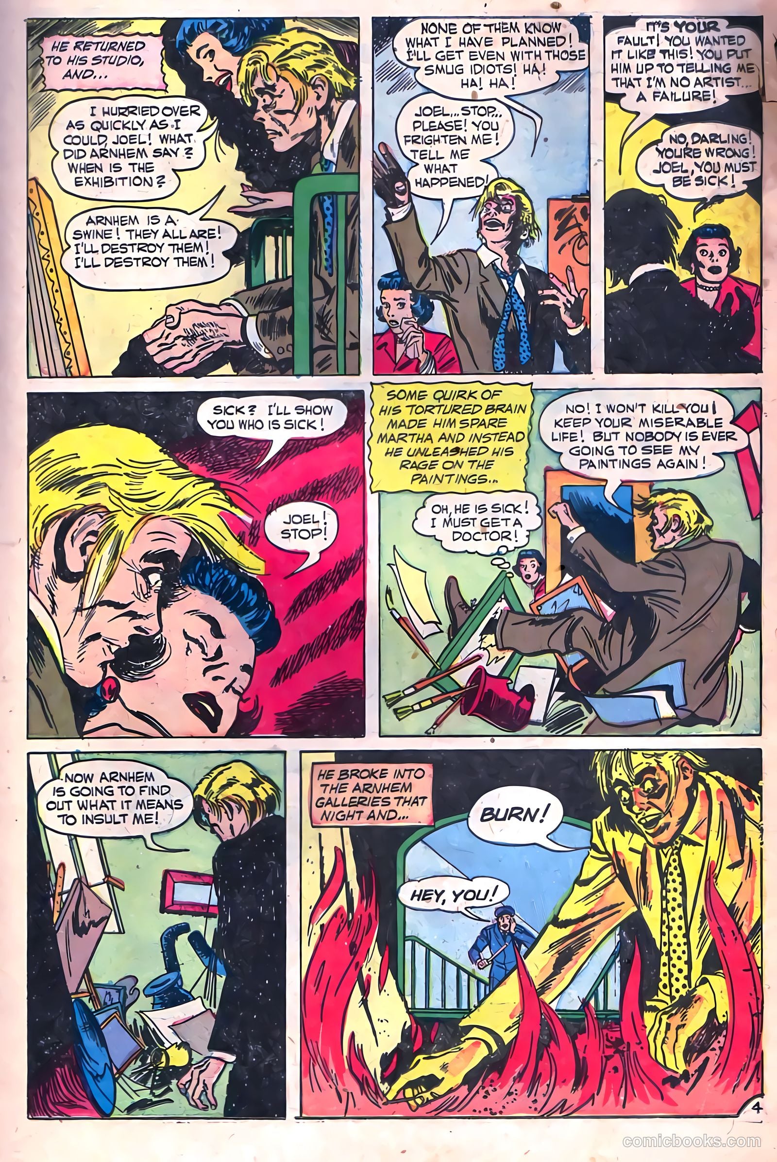 Adventures into Darkness #13 (1954, Visual Editions, Inc.) — page 15 of 36