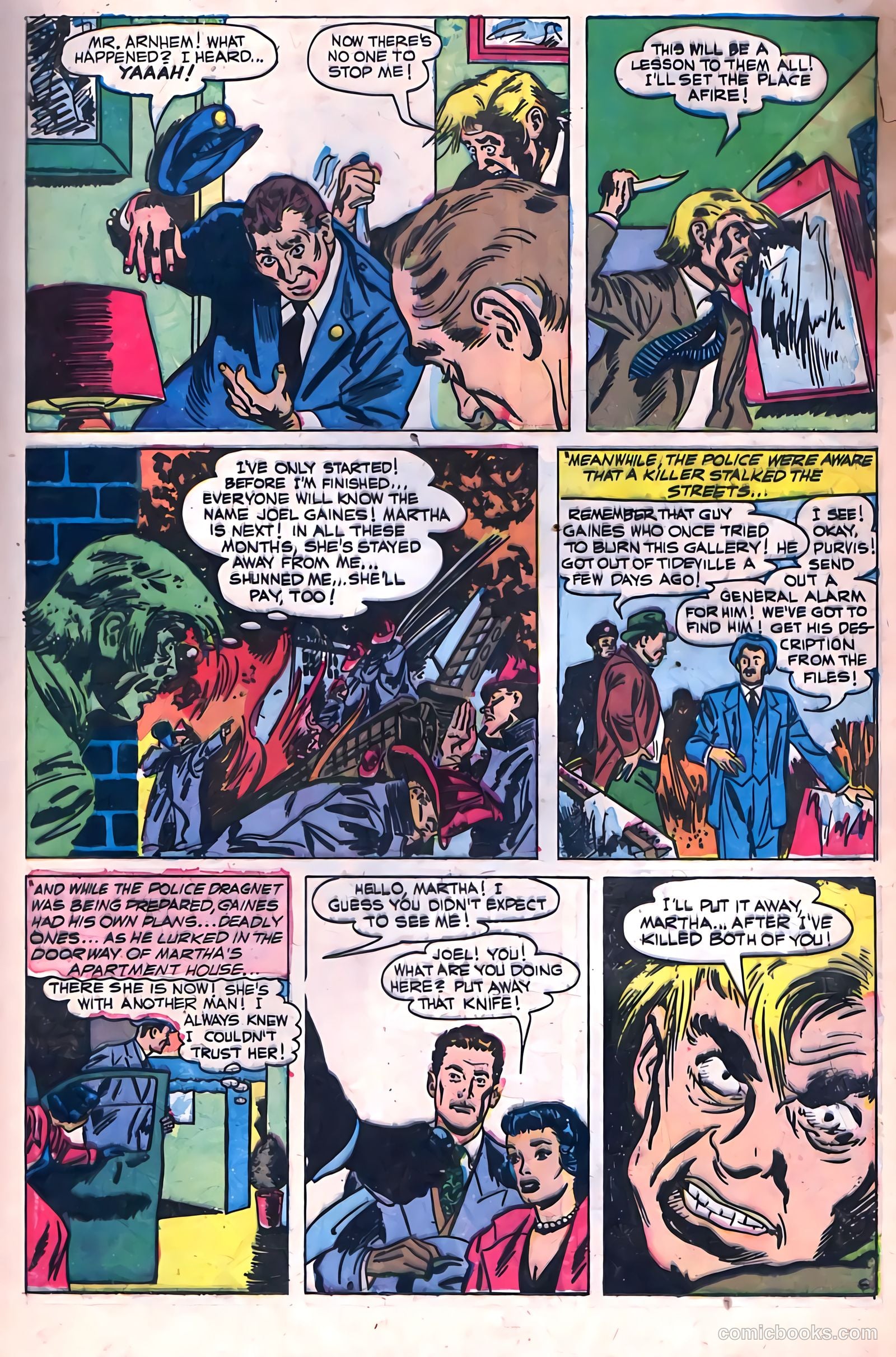 Adventures into Darkness #13 (1954, Visual Editions, Inc.) — page 17 of 36