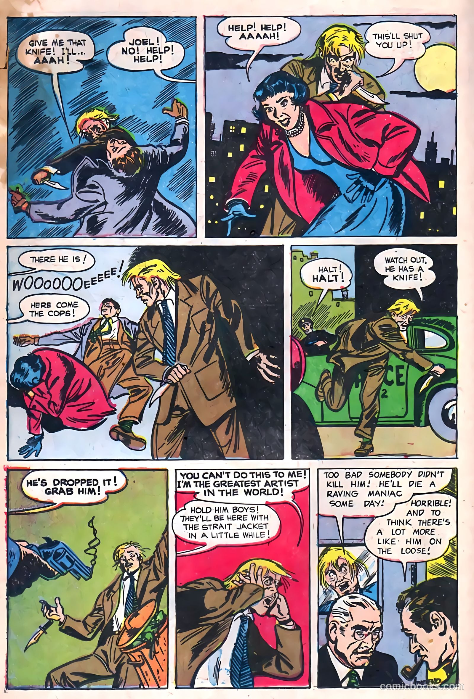 Adventures into Darkness #13 (1954, Visual Editions, Inc.) — page 18 of 36