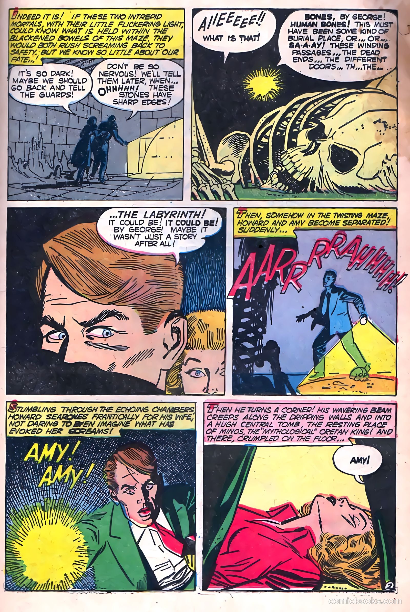 Adventures into Darkness #13 (1954, Visual Editions, Inc.) — page 23 of 36