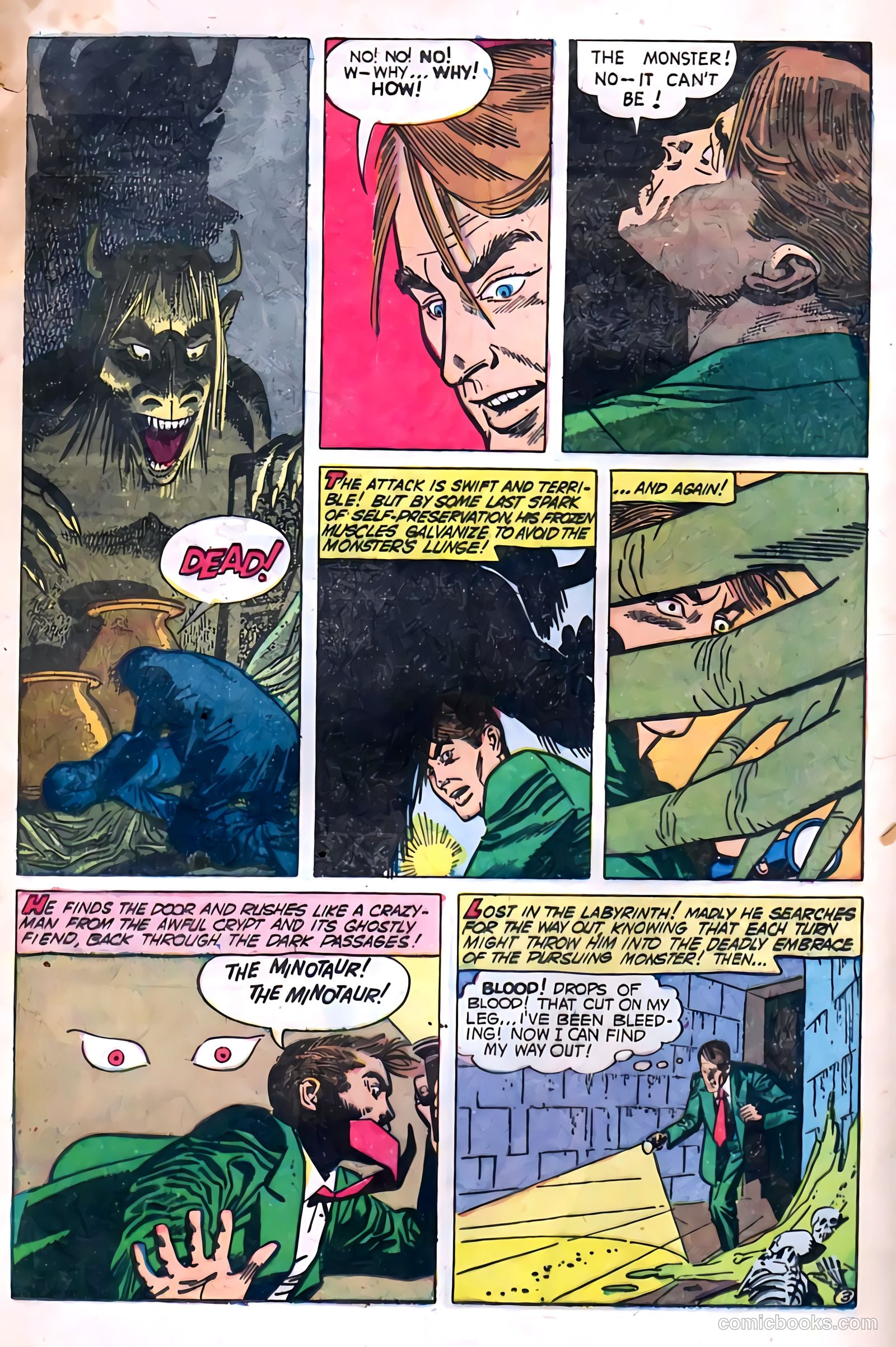 Adventures into Darkness #13 (1954, Visual Editions, Inc.) — page 24 of 36