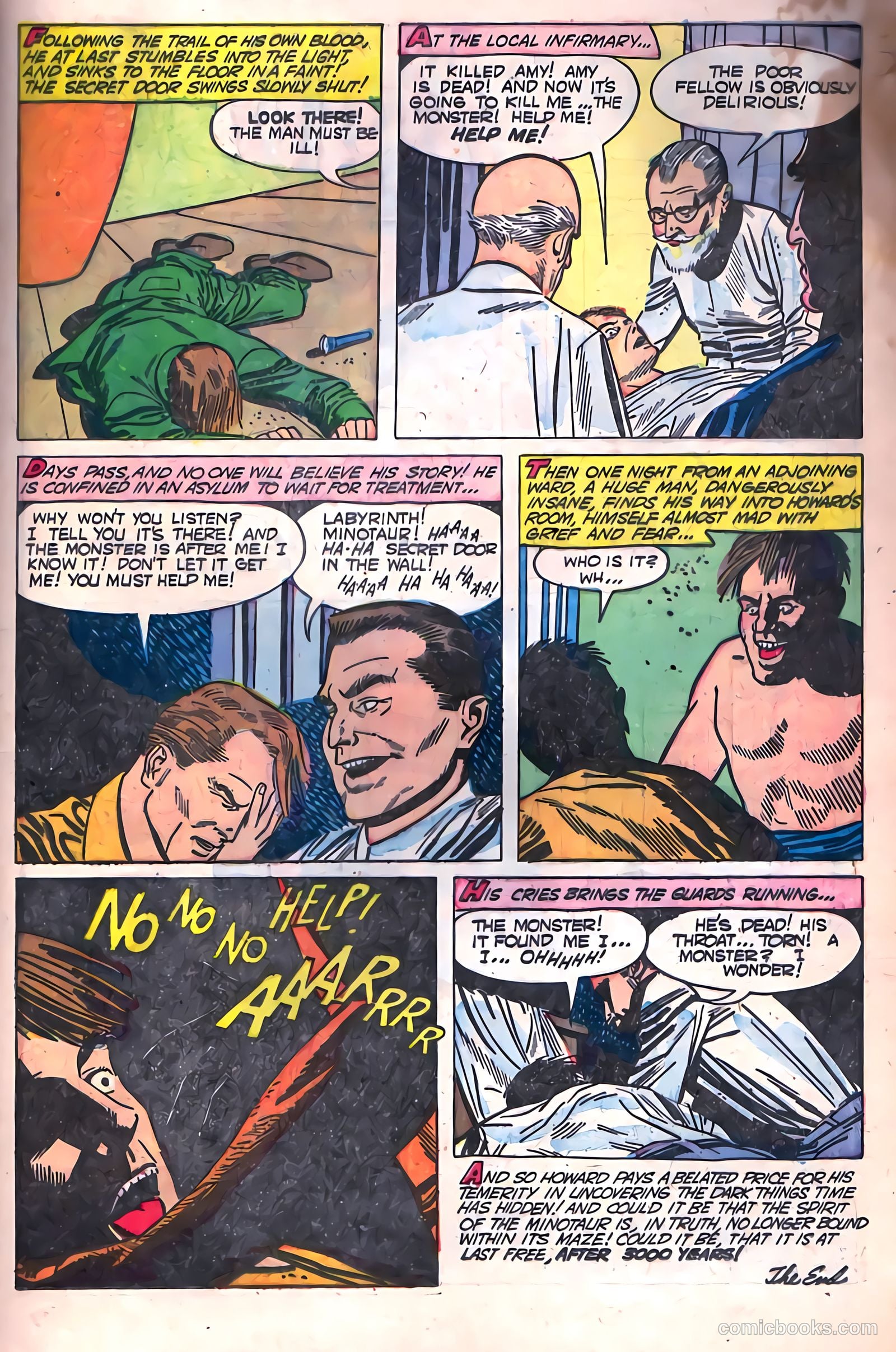 Adventures into Darkness #13 (1954, Visual Editions, Inc.) — page 25 of 36
