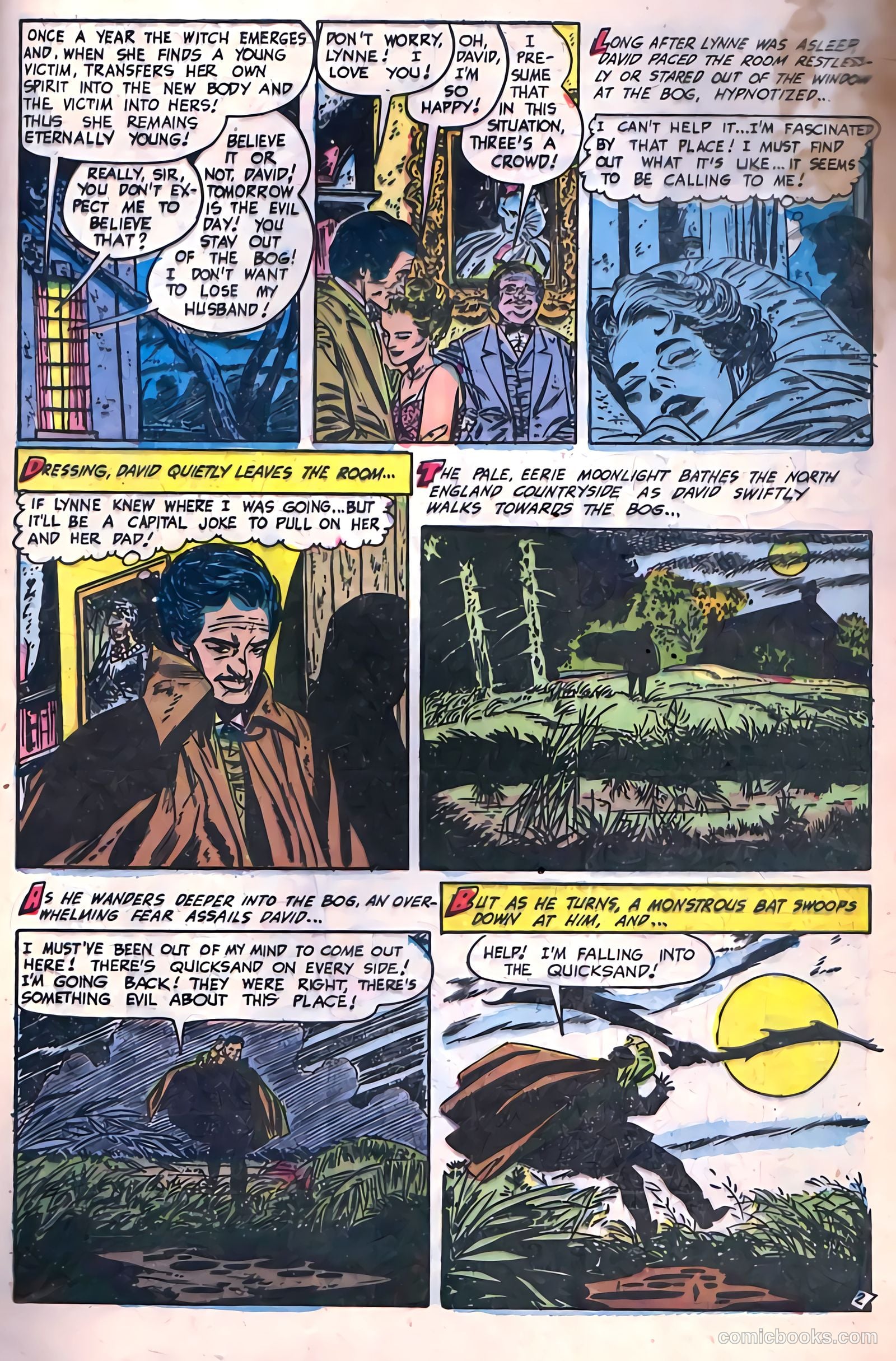 Adventures into Darkness #13 (1954, Visual Editions, Inc.) — page 29 of 36