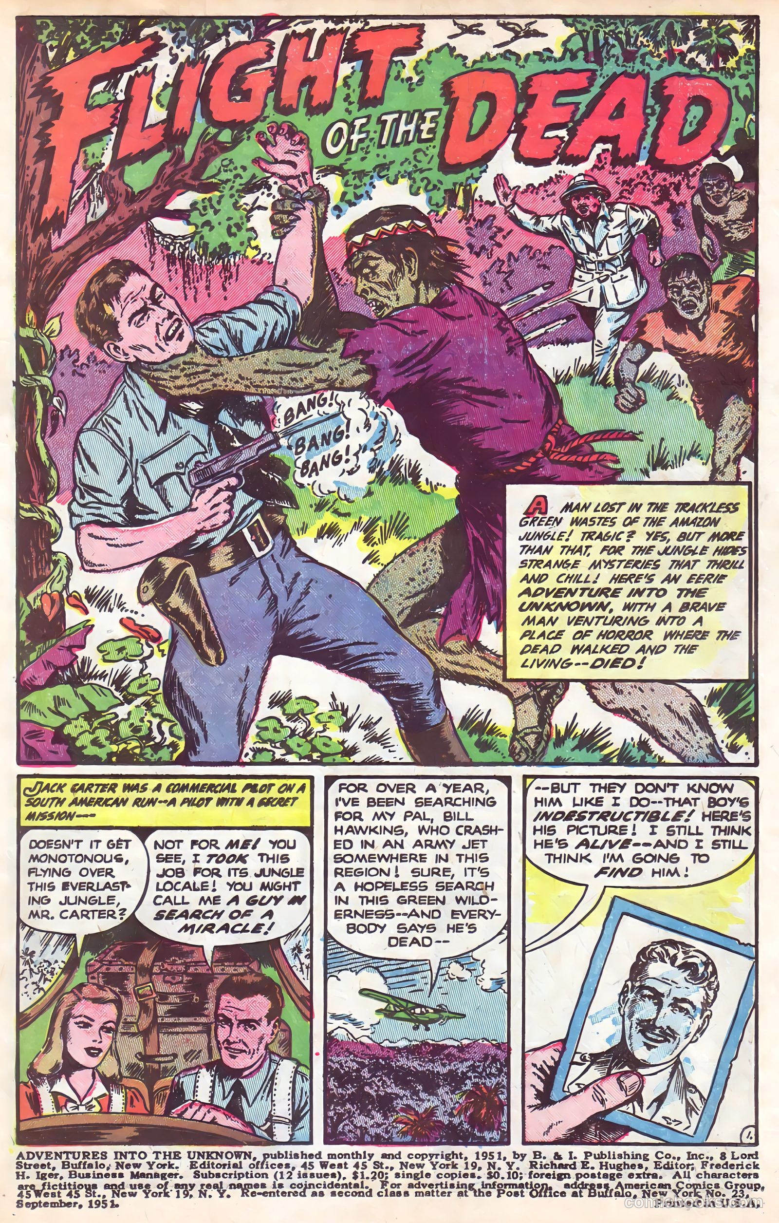 Adventures into the Unknown #23 (1951) — page 3 of 53